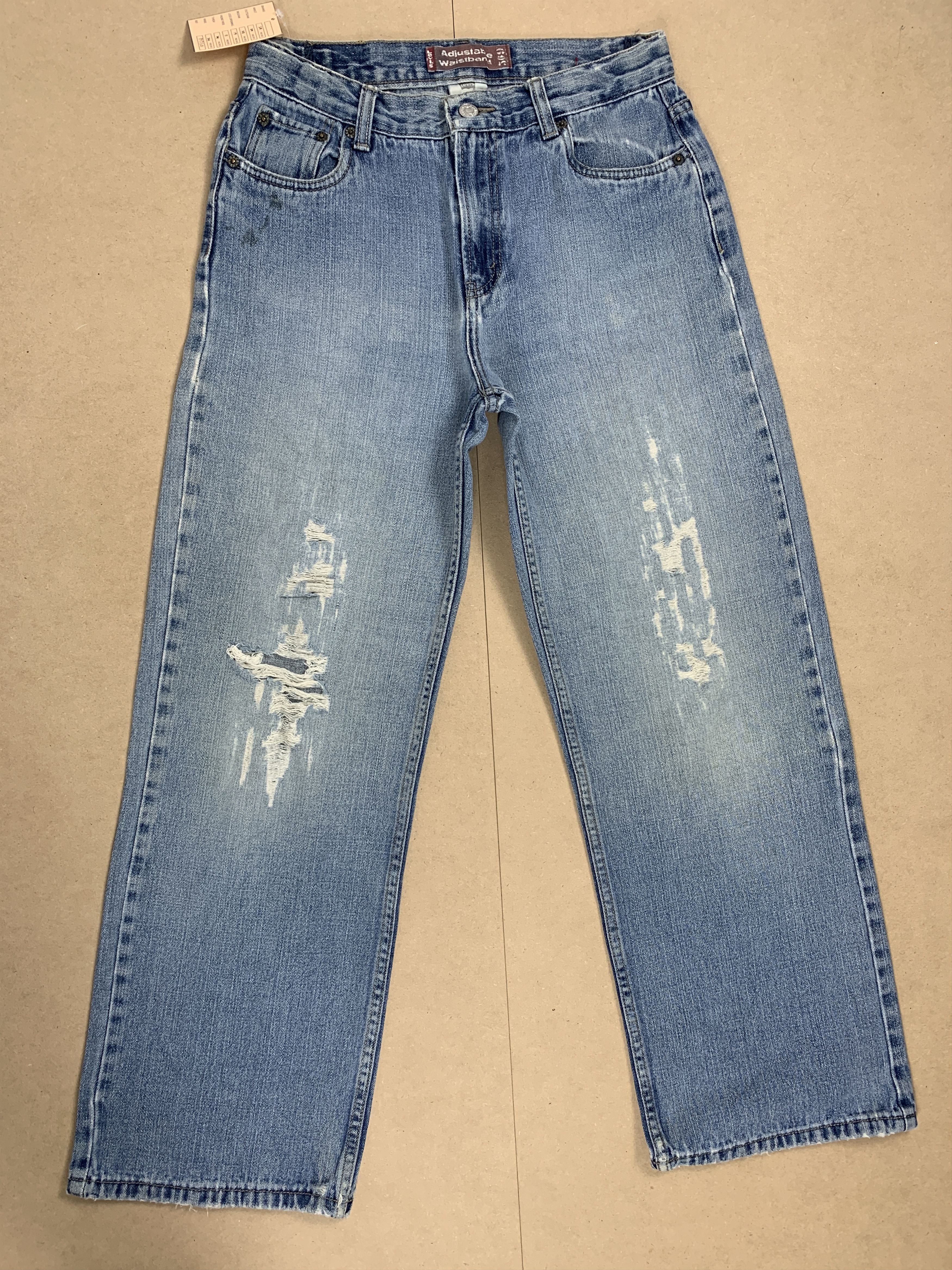 Levi's × Vintage Vintage Levis 569 Straight Cut Faded Light Wash Jeans Size US 28 / EU 44 - 1 Thumbnail