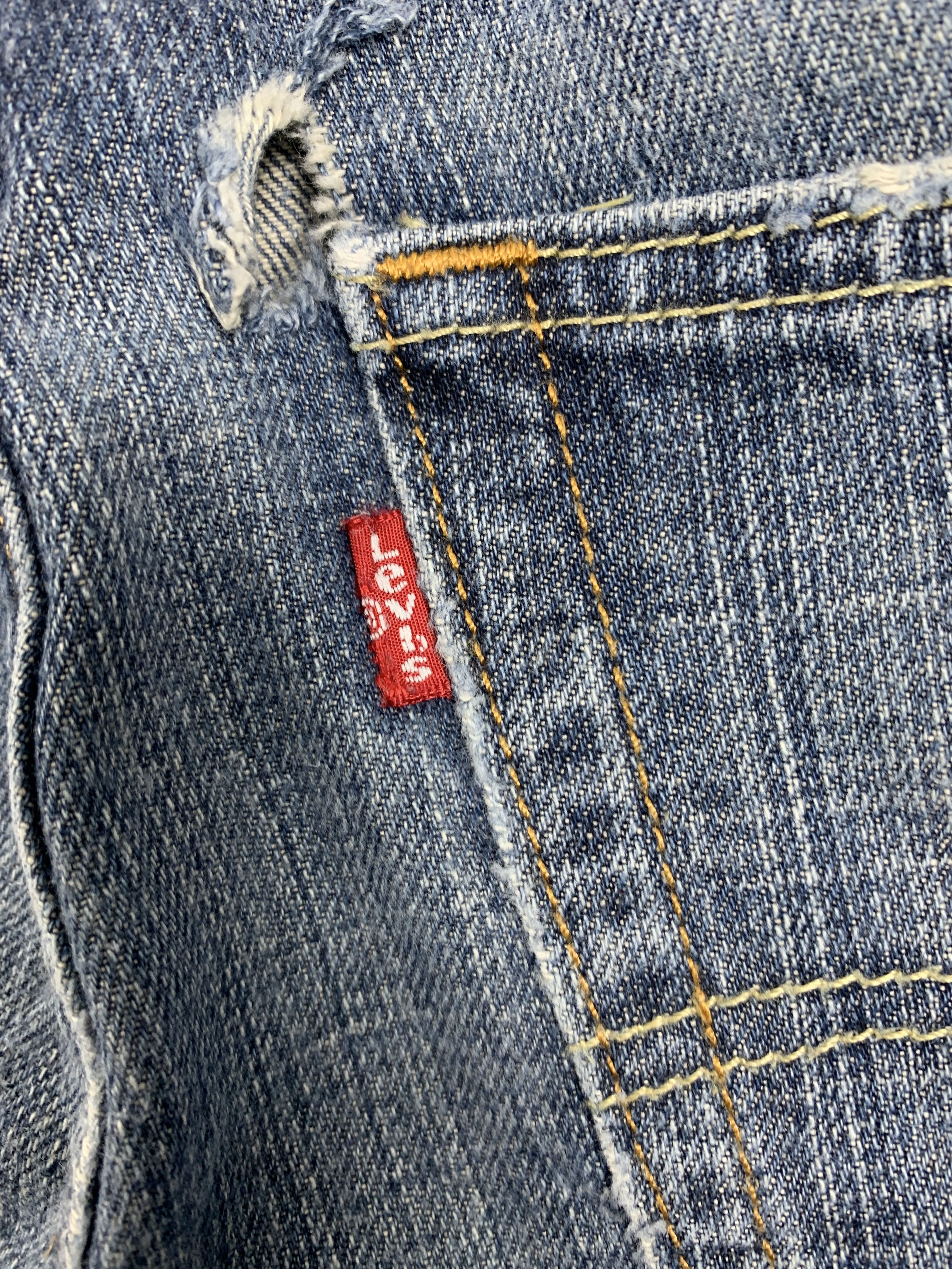 Levi's × Vintage Vintage Levis 559 Straight Cut Faded Blue Jeans Size US 33 - 8 Thumbnail