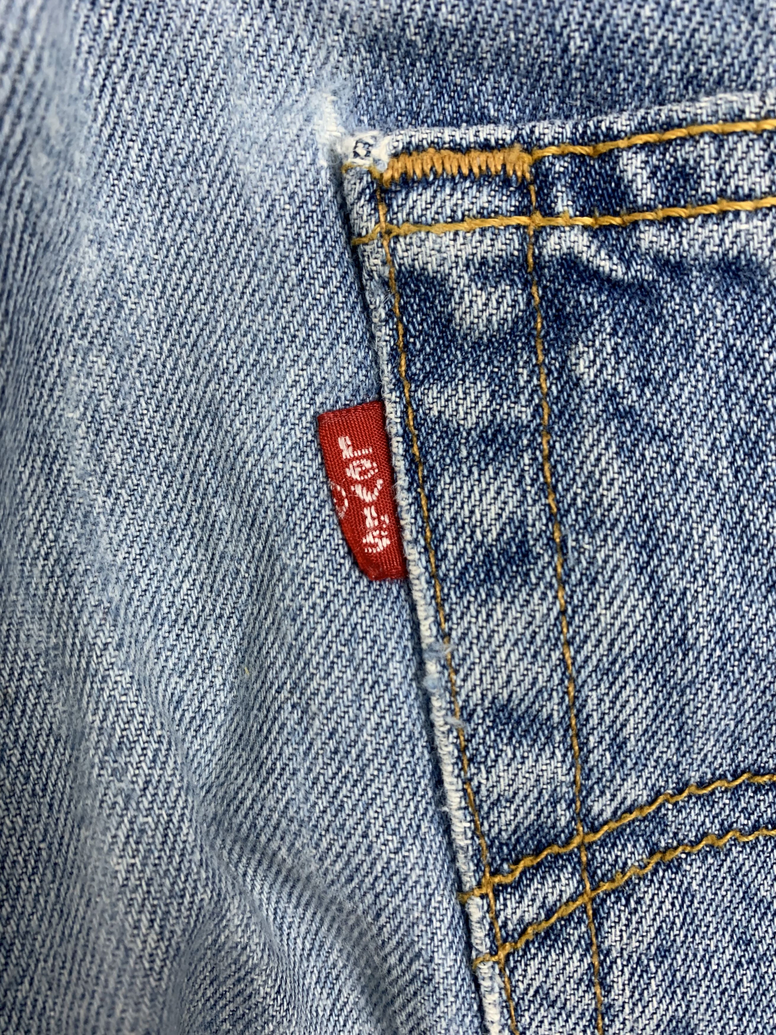 Levi's Vintage Levis 529 Straight Cut Distressed Jeans P0359 Size US 34 / EU 50 - 11 Thumbnail