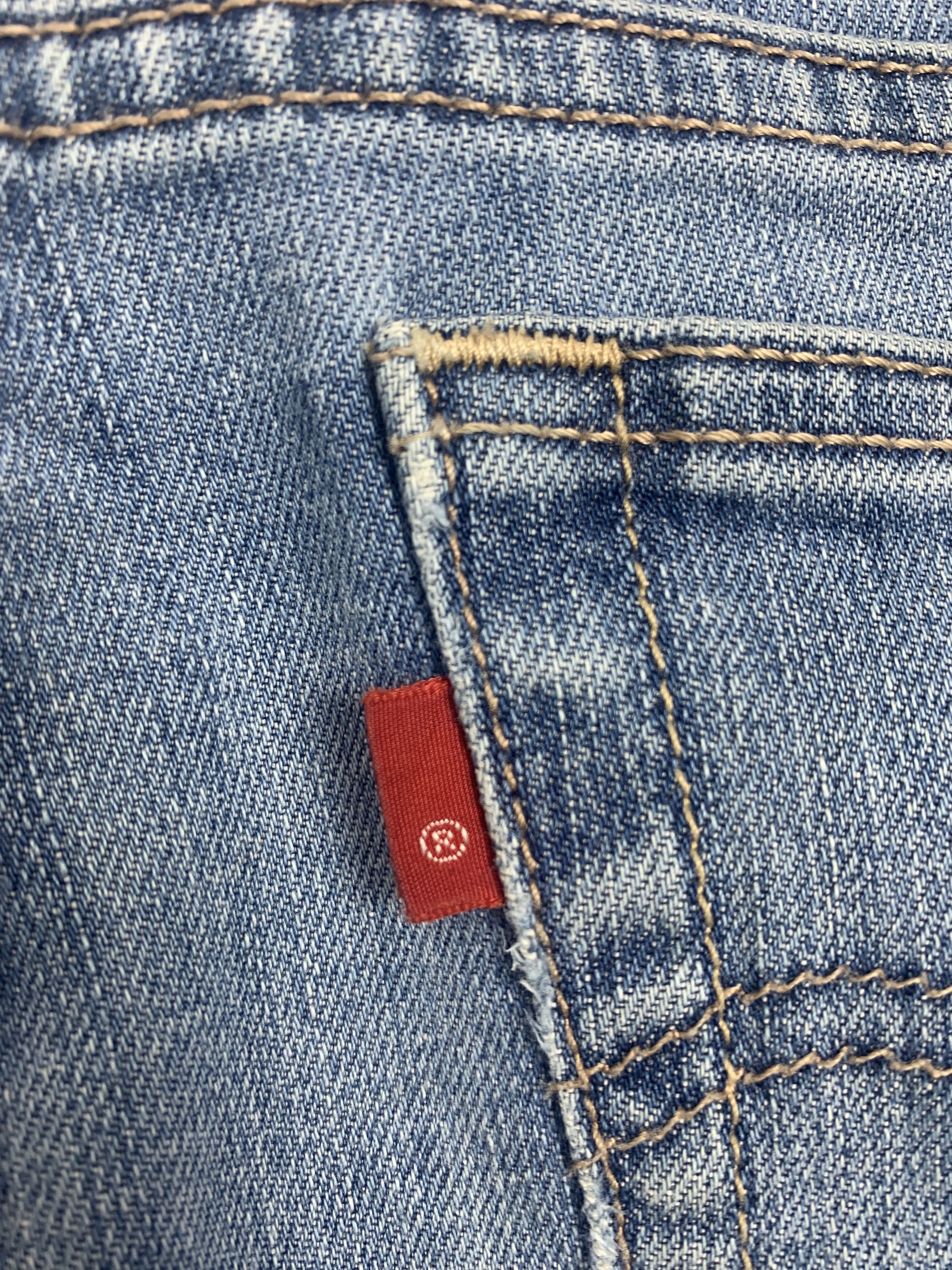 Levi's Vintage Levis 515 Flared Boot Cut Faded Blue Jeans Size 27" / US 4 / IT 40 - 9 Thumbnail