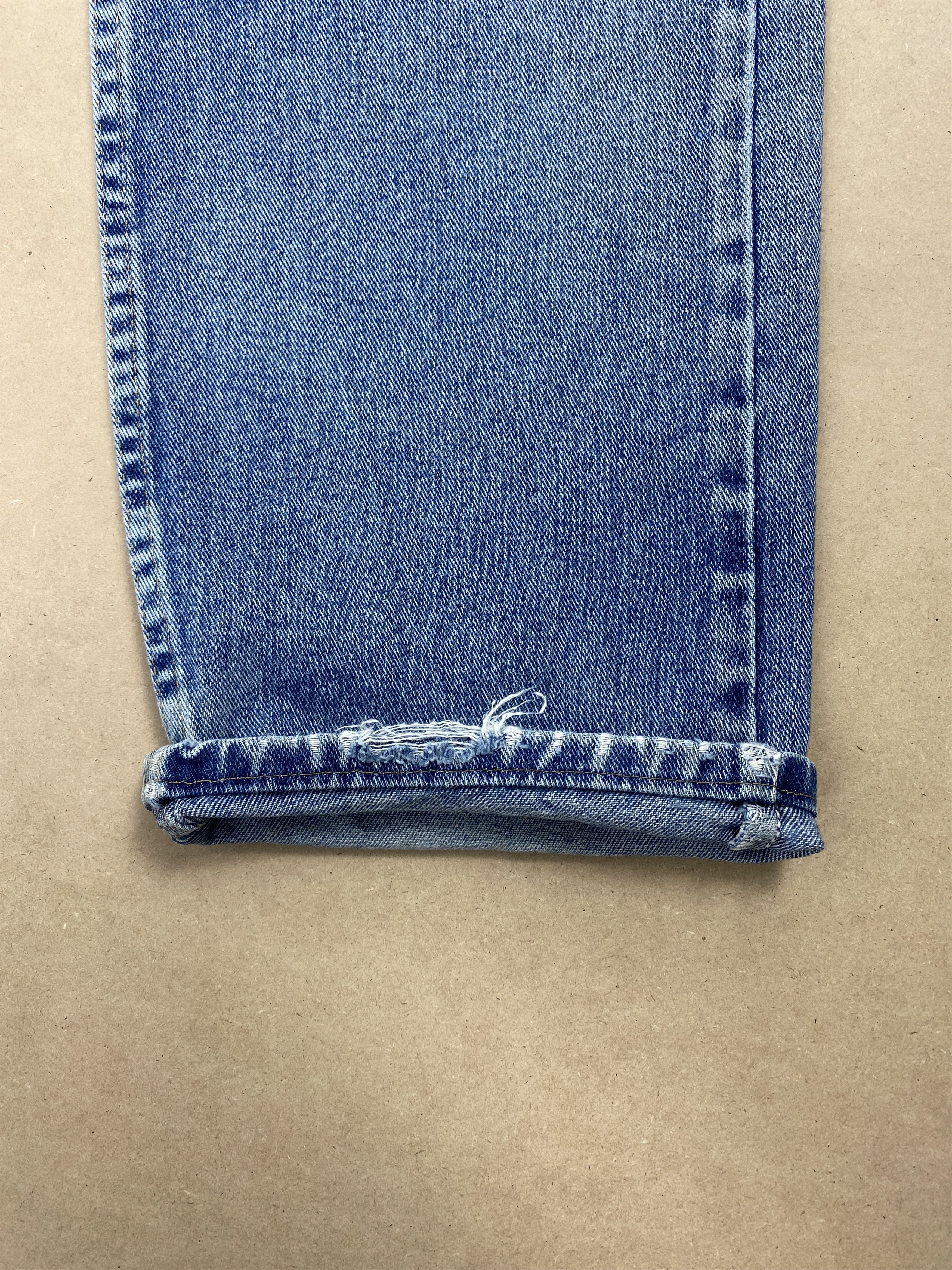 Vintage Vintage 90s Wrangler Straight Cut Distressed Faded Jeans Size US 36 / EU 52 - 6 Thumbnail