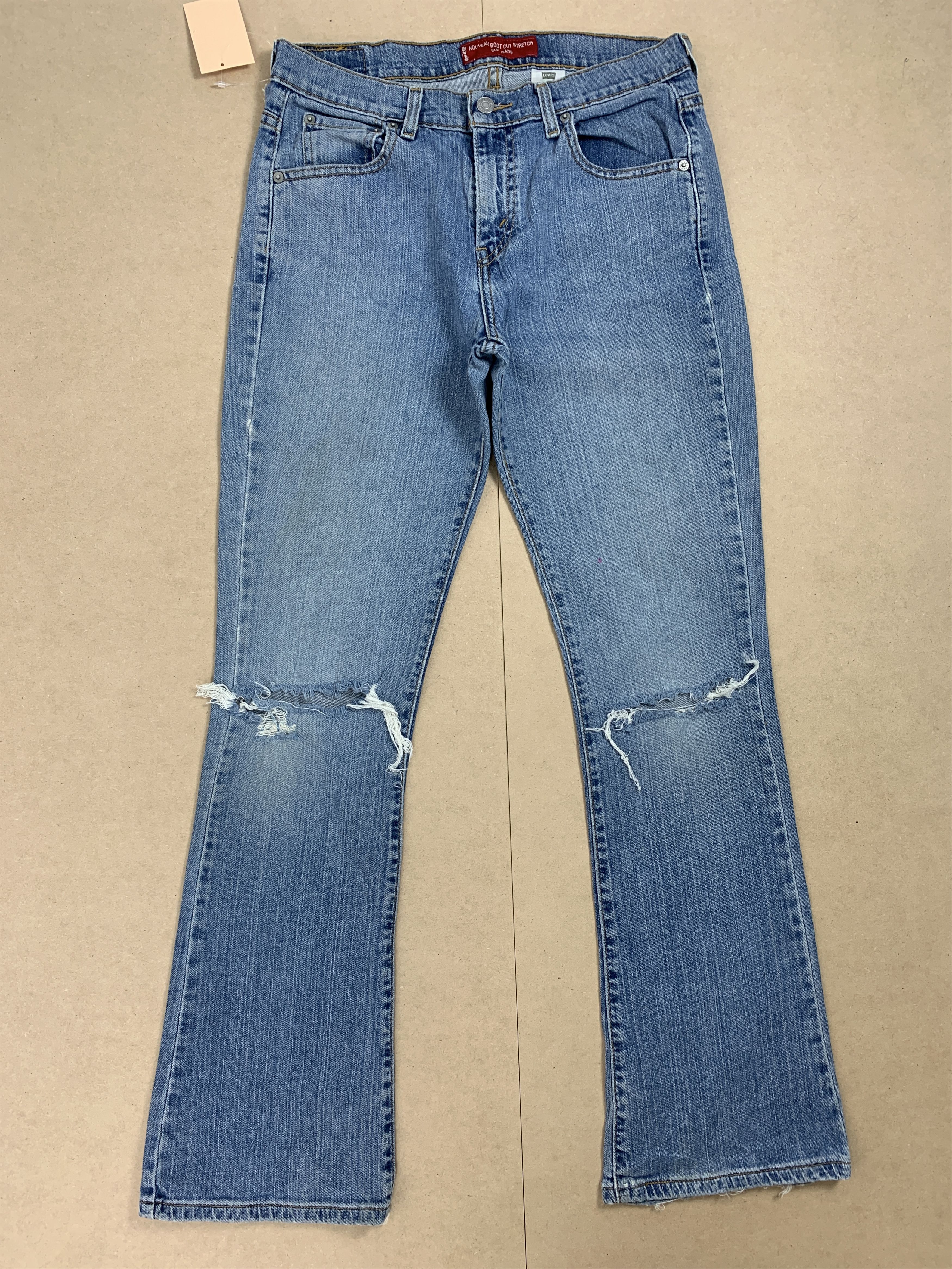 Levi's Vintage Levis' 515 Flared Bootcut Distressed Jeans P0121 Size US 30 / EU 46 - 1 Thumbnail