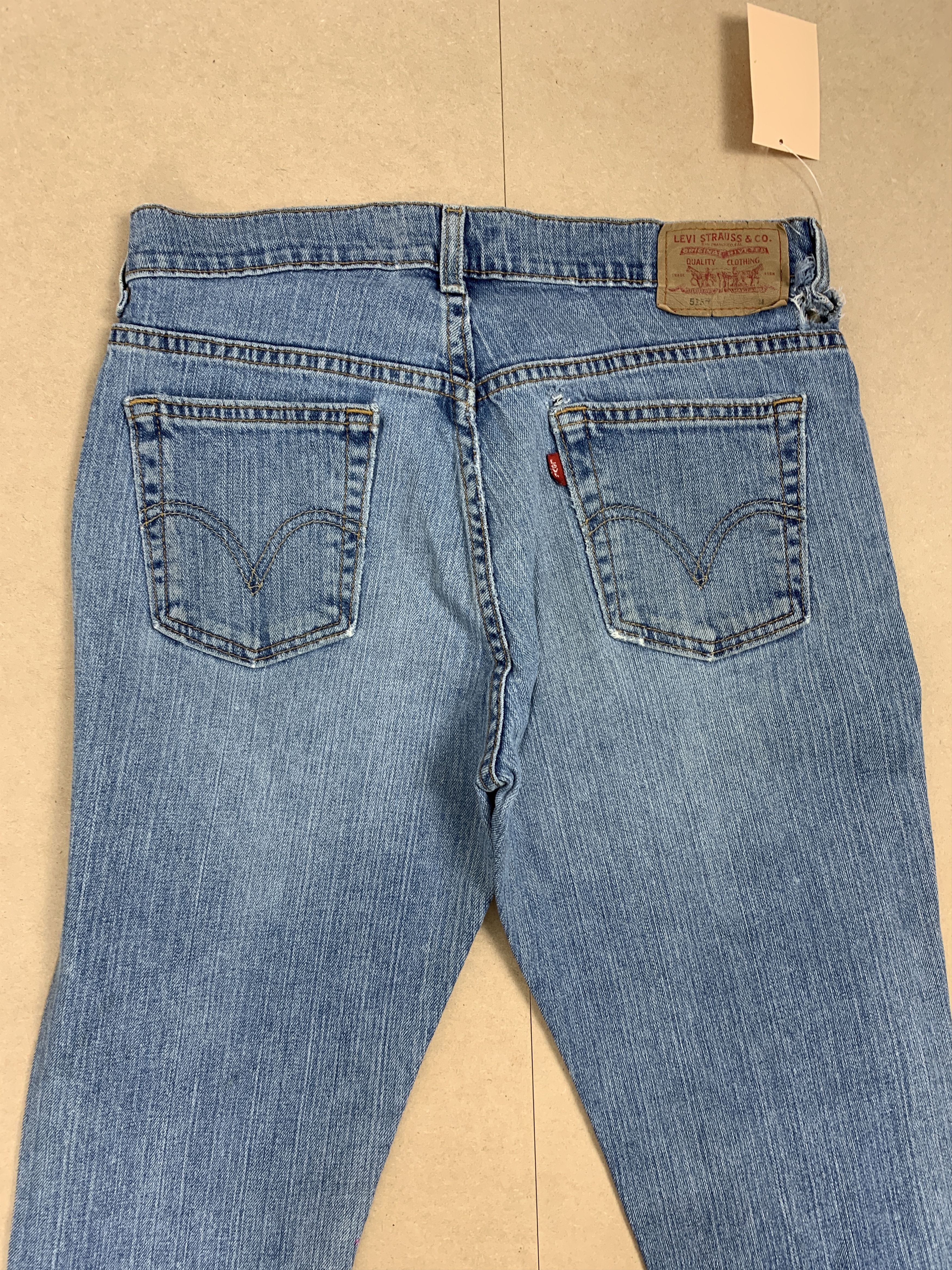 Levi's Vintage Levis' 515 Flared Bootcut Distressed Jeans P0121 Size US 30 / EU 46 - 6 Thumbnail