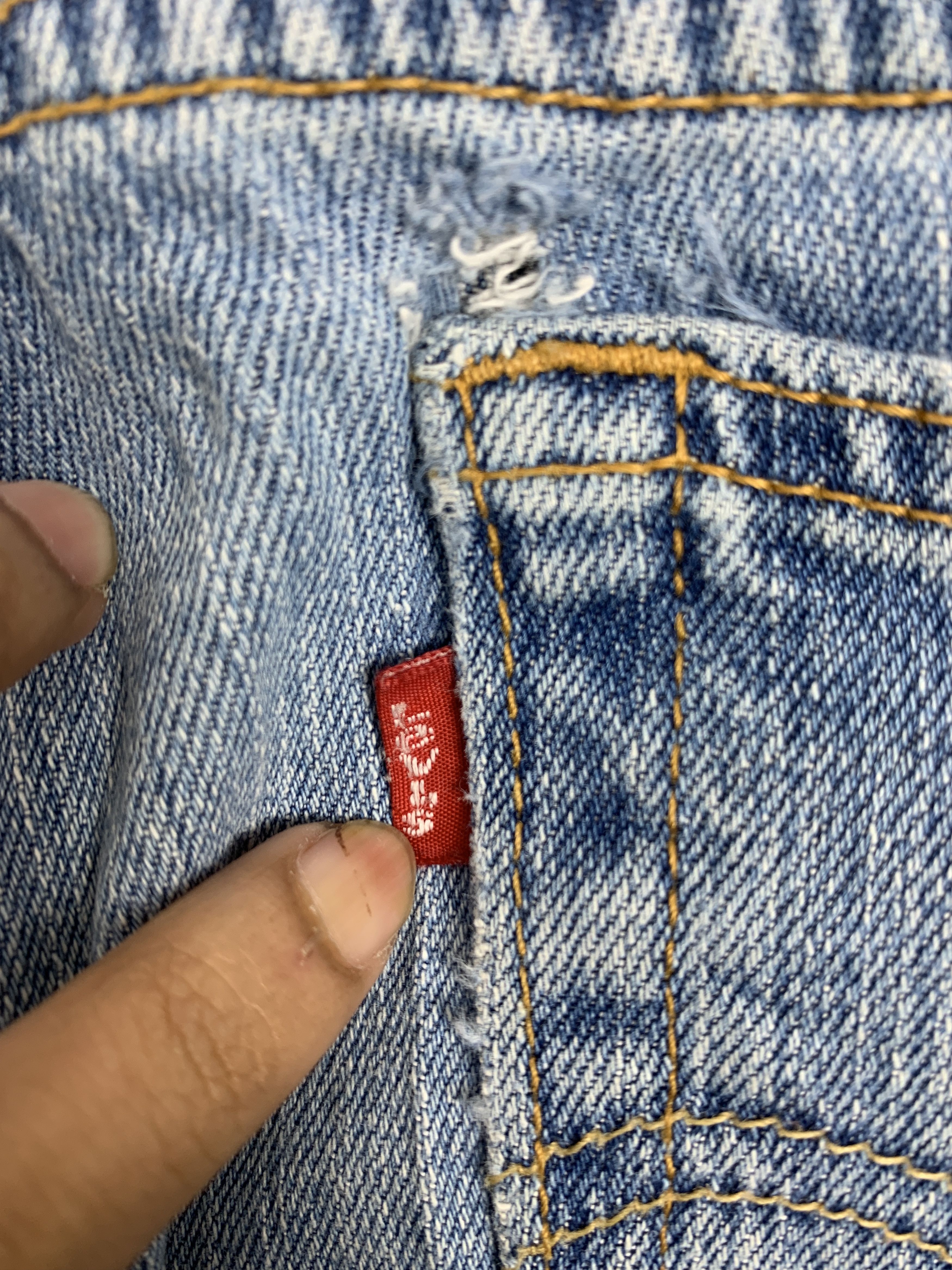 Levi's Vintage Levis' 515 Flared Bootcut Distressed Jeans P0121 Size US 30 / EU 46 - 8 Thumbnail