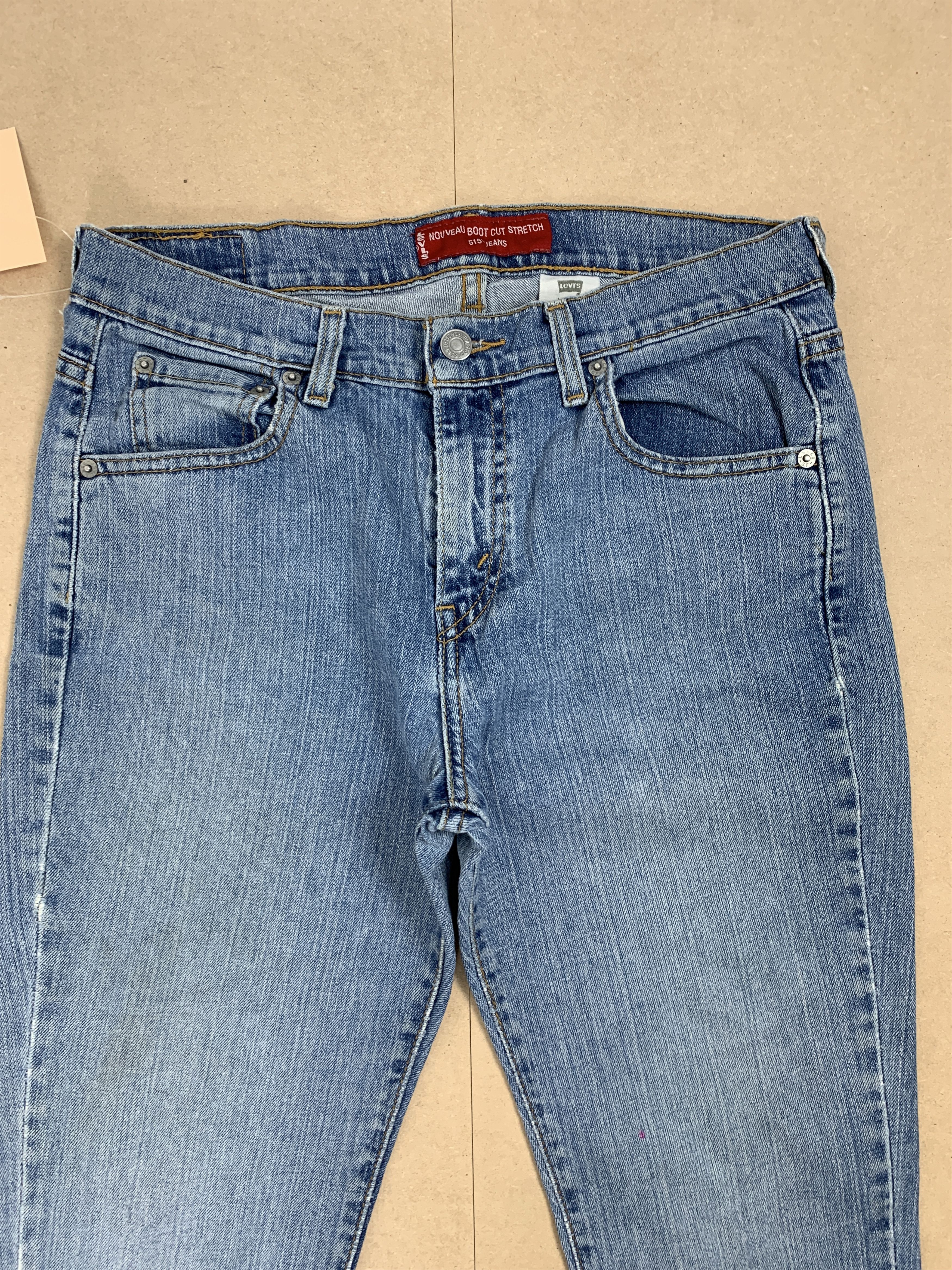 Levi's Vintage Levis' 515 Flared Bootcut Distressed Jeans P0121 Size US 30 / EU 46 - 2 Thumbnail