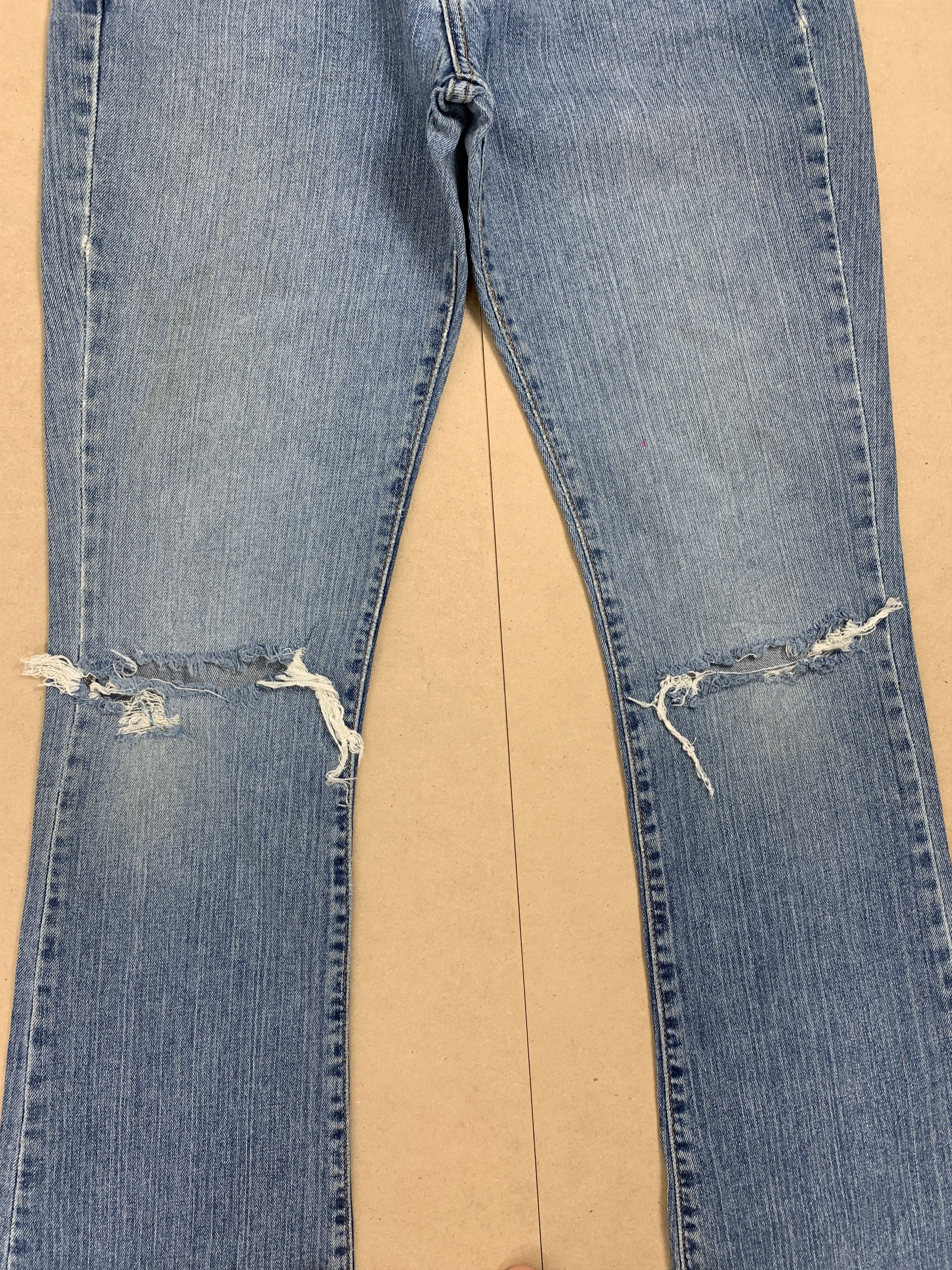Levi's Vintage Levis' 515 Flared Bootcut Distressed Jeans P0121 Size US 30 / EU 46 - 3 Thumbnail