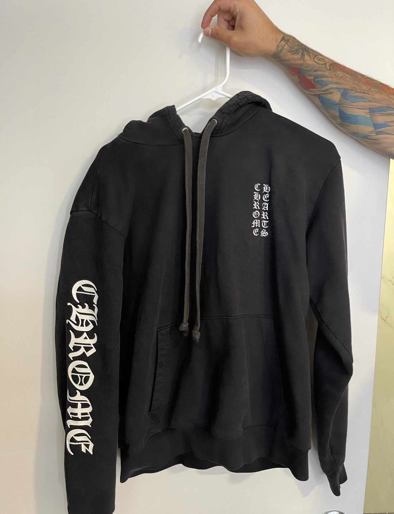 【ヴィンテージ】Rank:S☆クロムハーツ Black Horseshoe Hoodie Chrome Hearts Vintage Horseshoe Patch Hoodie – Justin Reed
