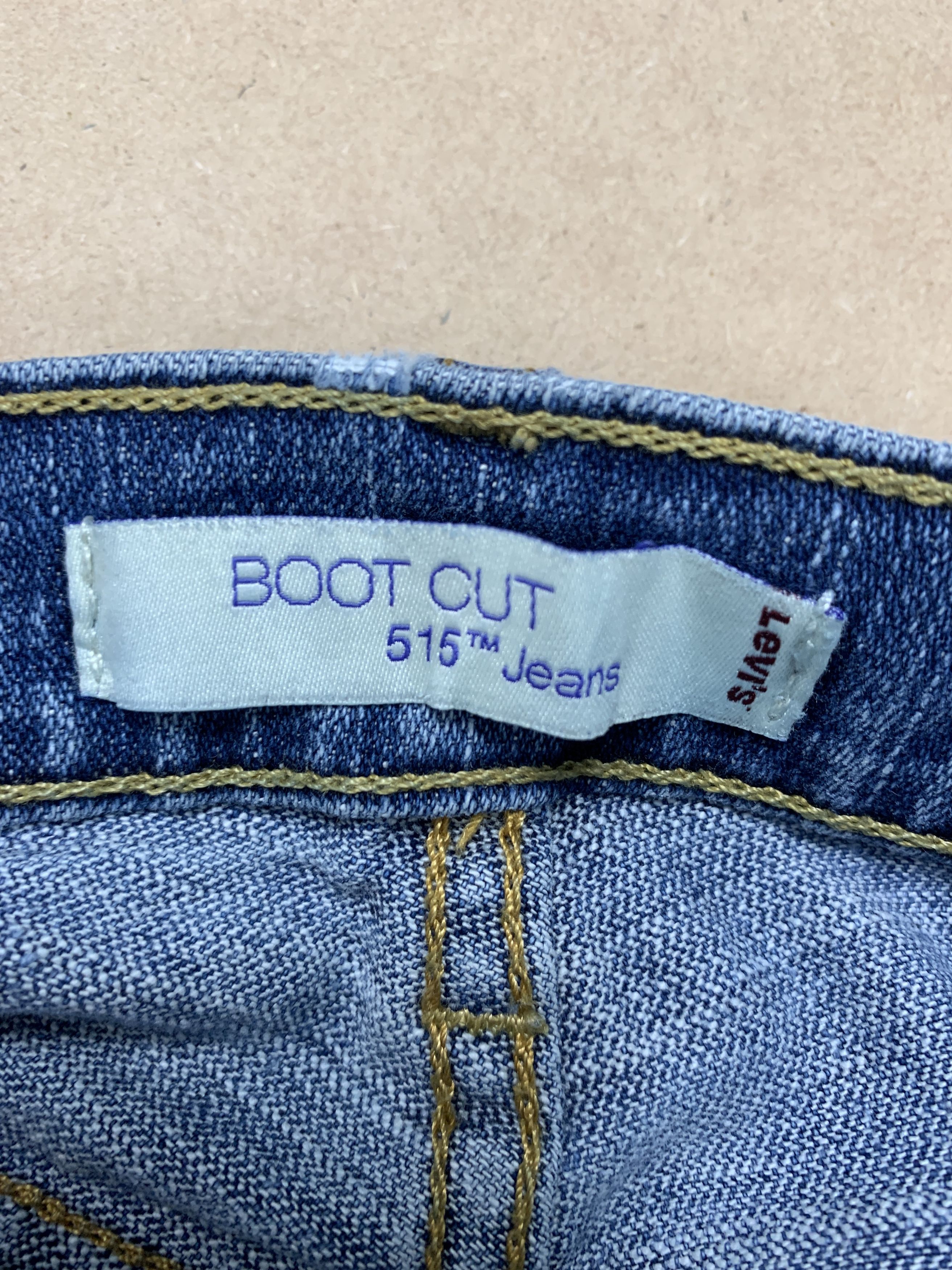 Levi's Vintage Levis 515 Boot Cut Faded Blue Jeans Size 36" / US 14 / IT 50 - 9 Thumbnail