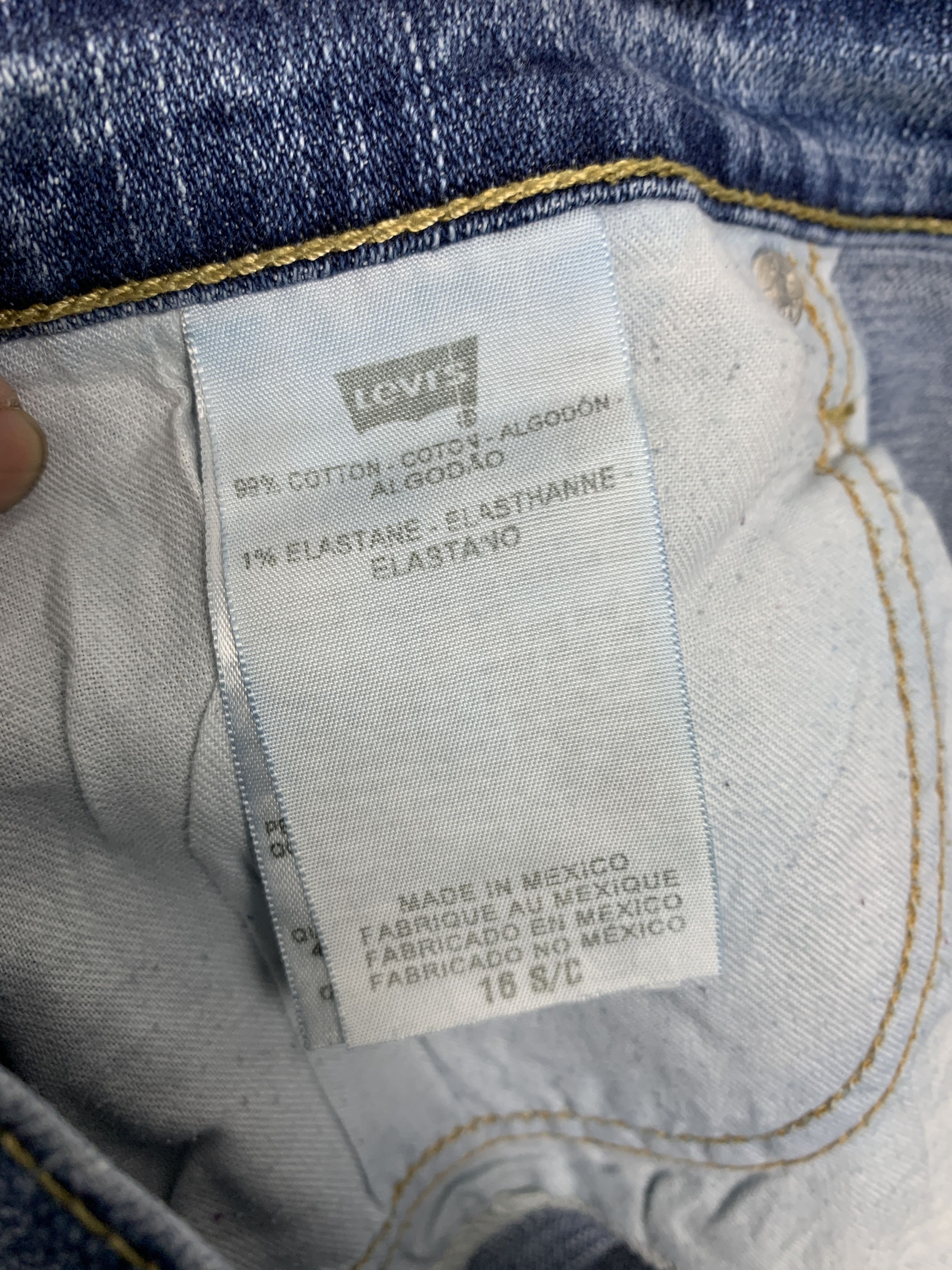 Levi's Vintage Levis 515 Boot Cut Faded Blue Jeans Size 36" / US 14 / IT 50 - 10 Thumbnail