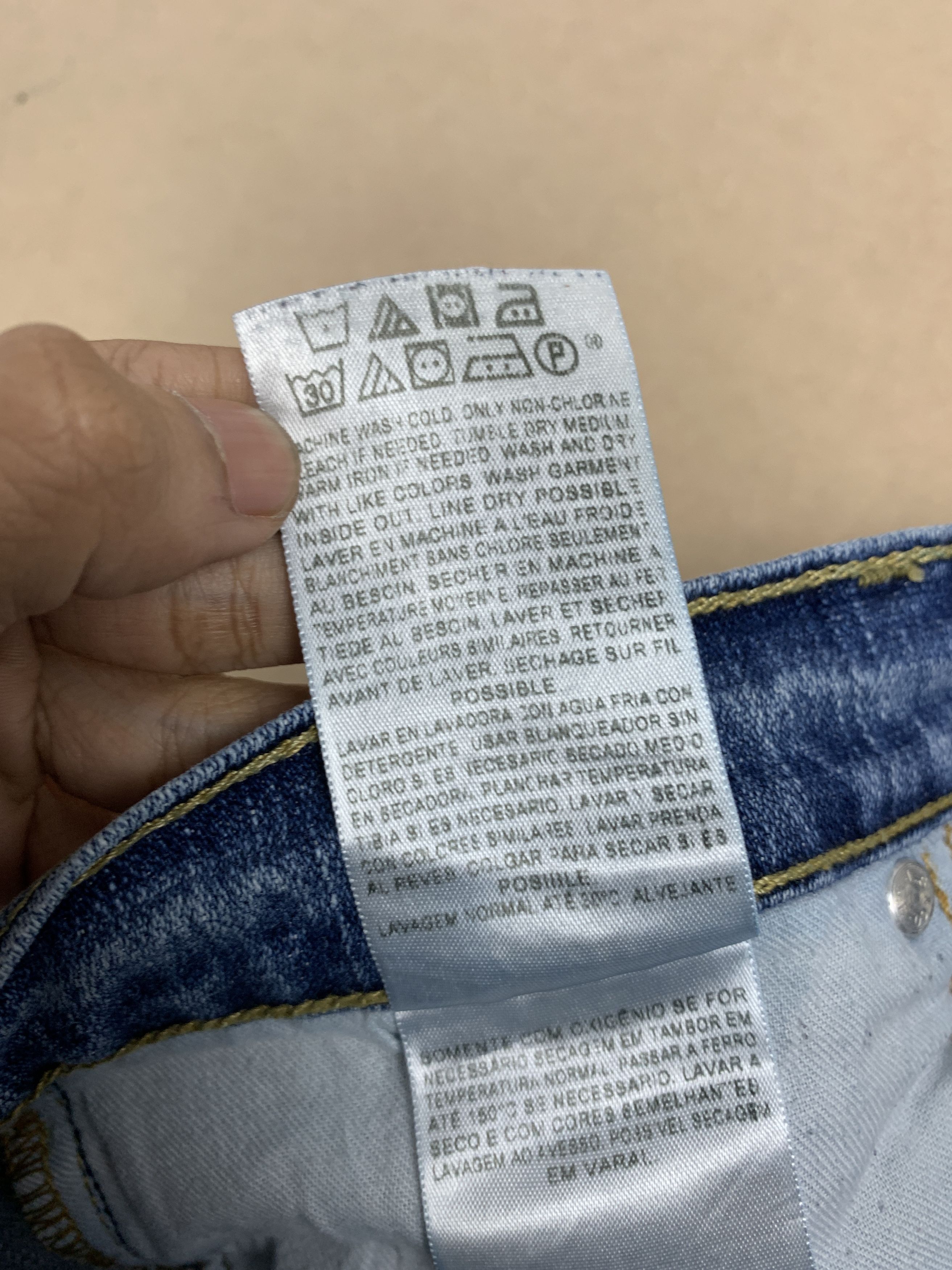 Levi's Vintage Levis 515 Boot Cut Faded Blue Jeans Size 36" / US 14 / IT 50 - 11 Thumbnail