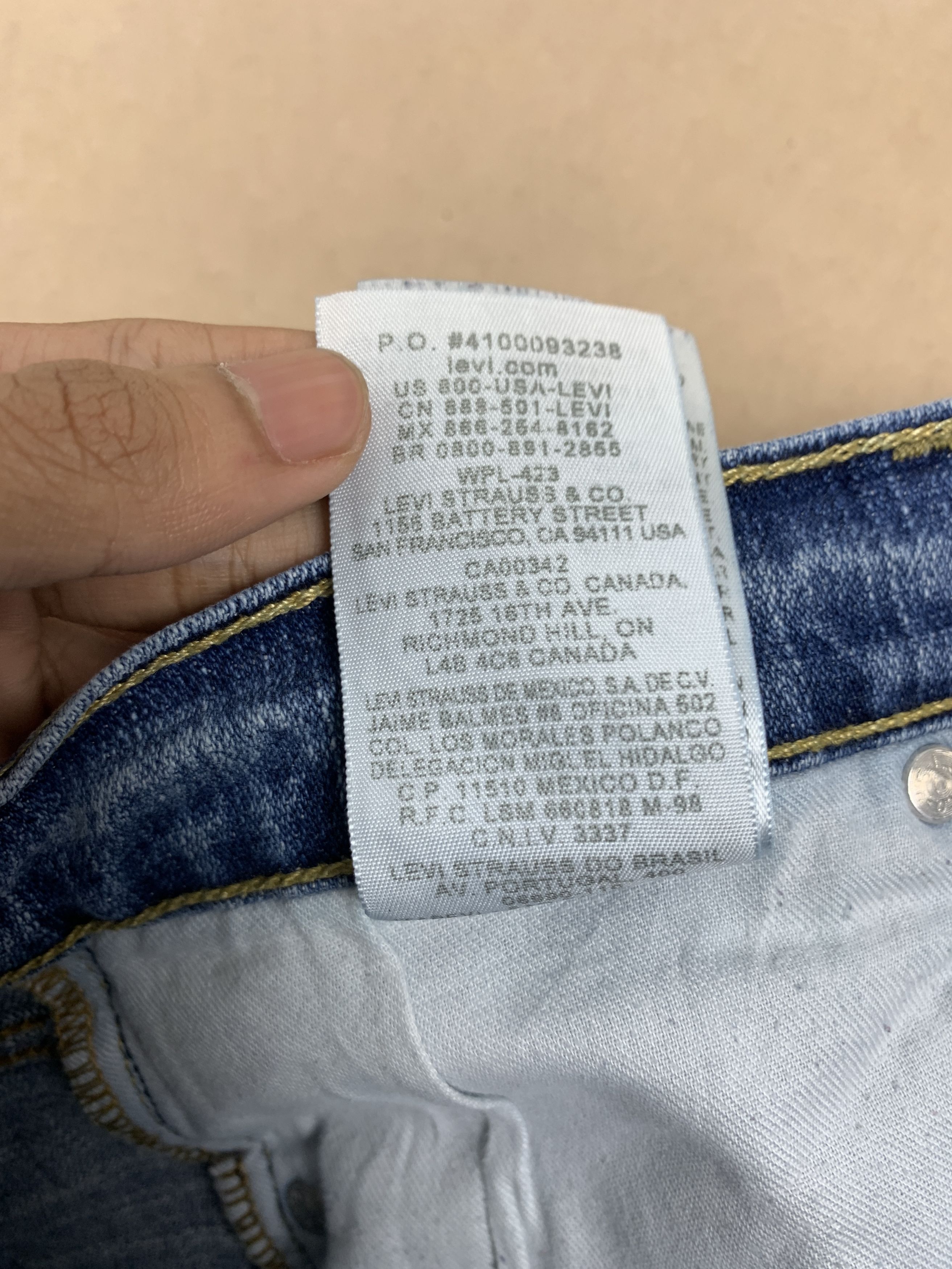 Levi's Vintage Levis 515 Boot Cut Faded Blue Jeans Size 36" / US 14 / IT 50 - 13 Thumbnail