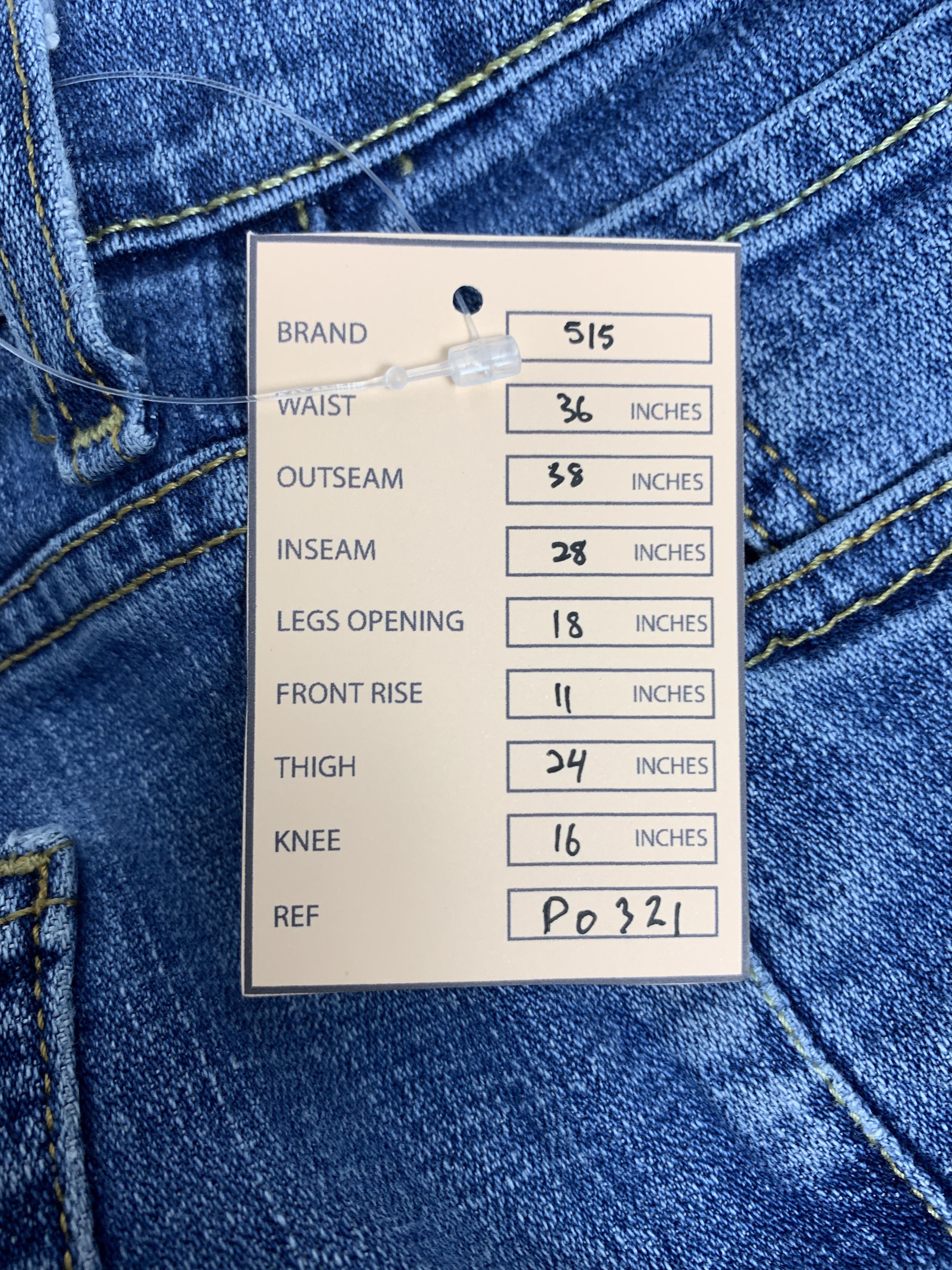 Levi's Vintage Levis 515 Boot Cut Faded Blue Jeans Size 36" / US 14 / IT 50 - 17 Thumbnail