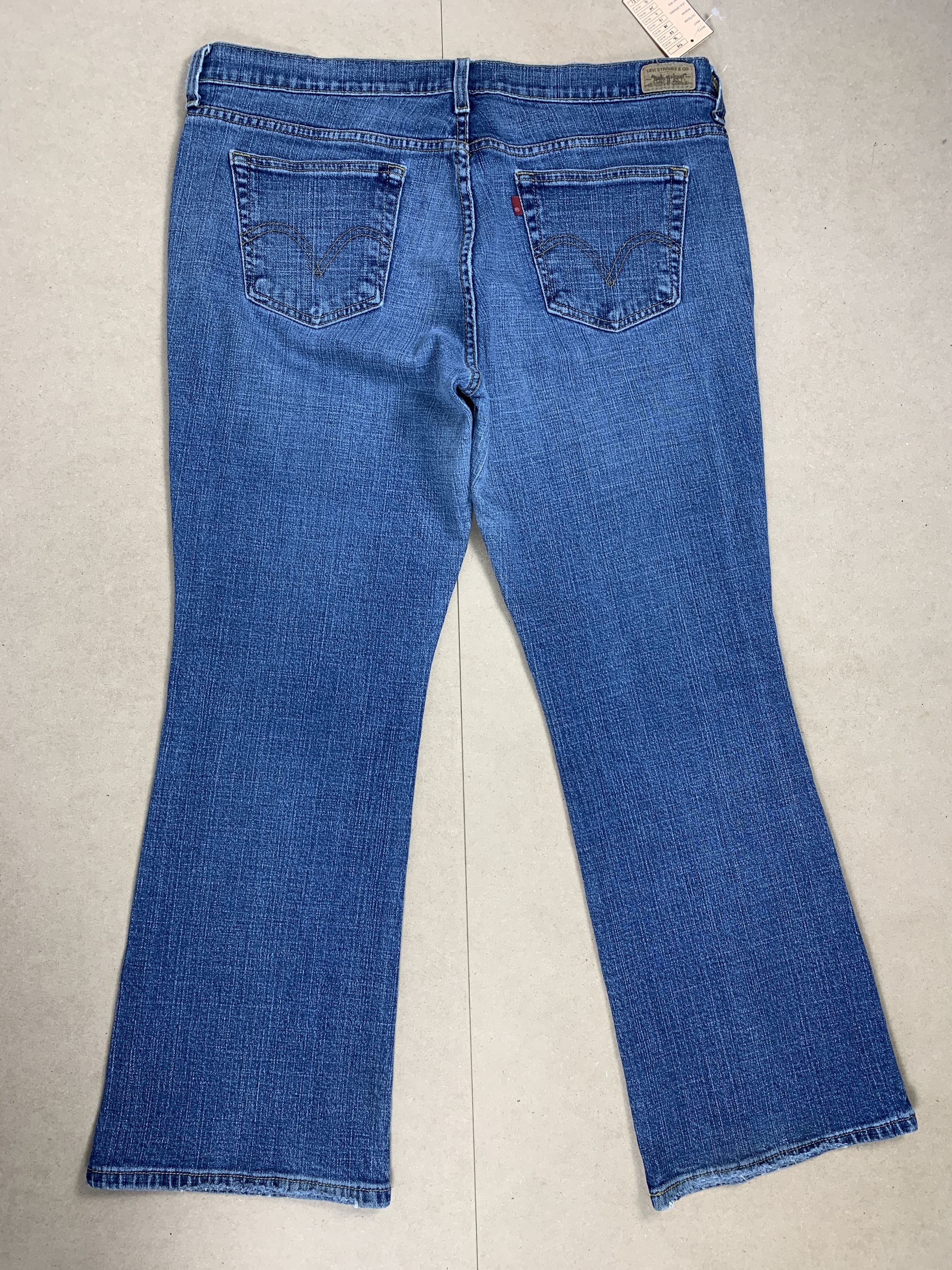 Levi's Vintage Levis 515 Boot Cut Faded Blue Jeans Size 36" / US 14 / IT 50 - 5 Thumbnail