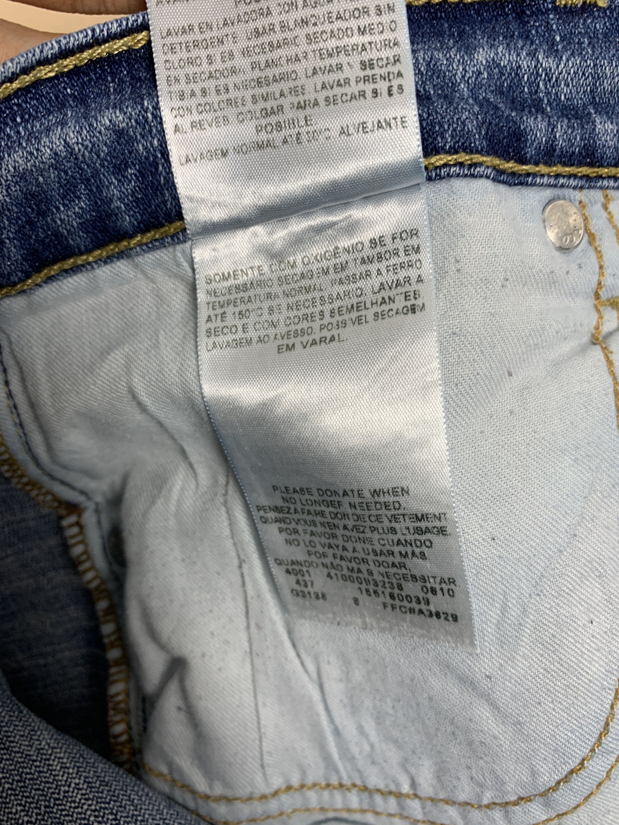 Levi's Vintage Levis 515 Boot Cut Faded Blue Jeans Size 36" / US 14 / IT 50 - 12 Thumbnail