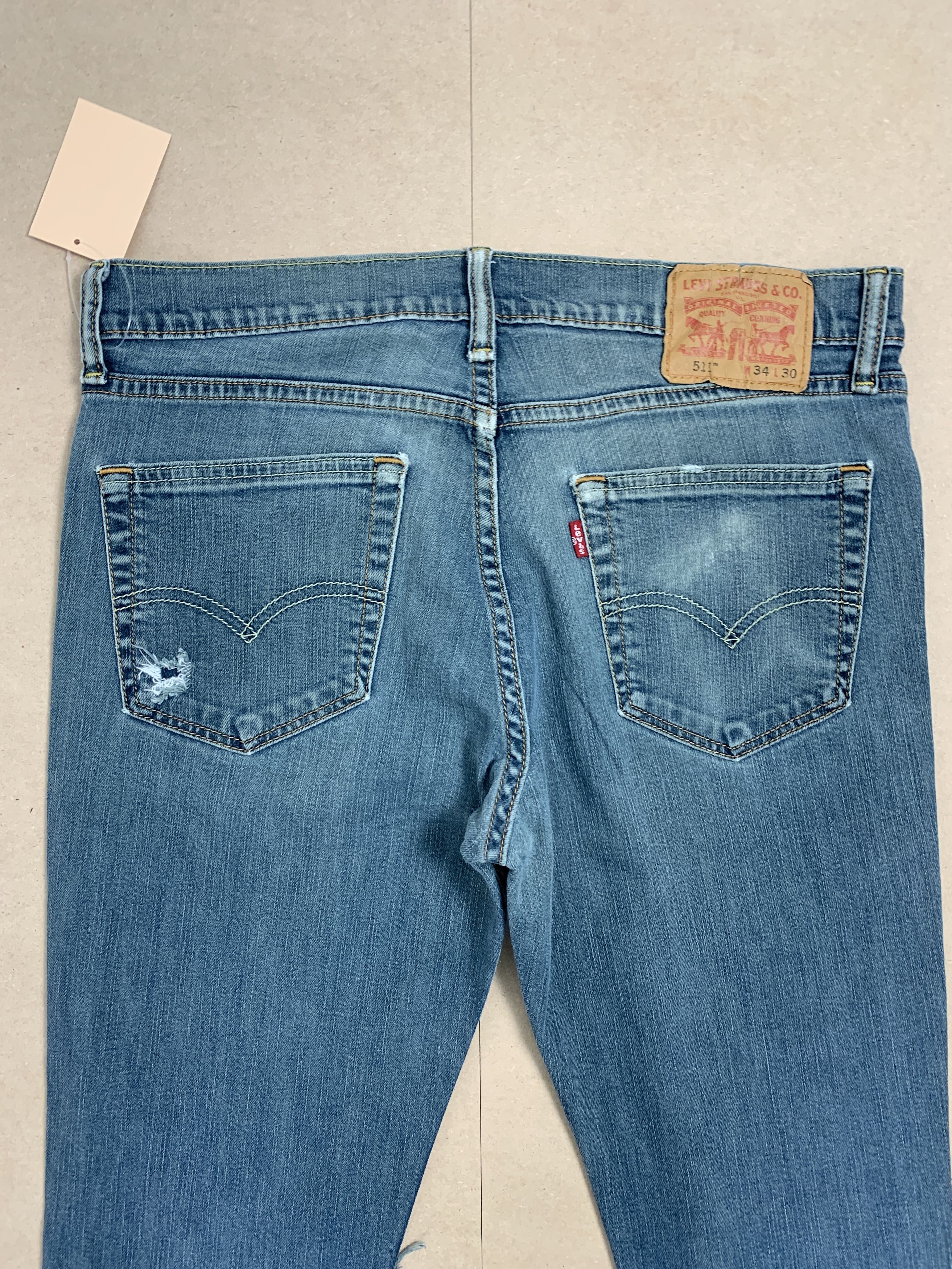 Levi's Vintage LEVI'S 511 Distressed Skinny Faded Jeans P0258 Size US 32 / EU 48 - 11 Thumbnail