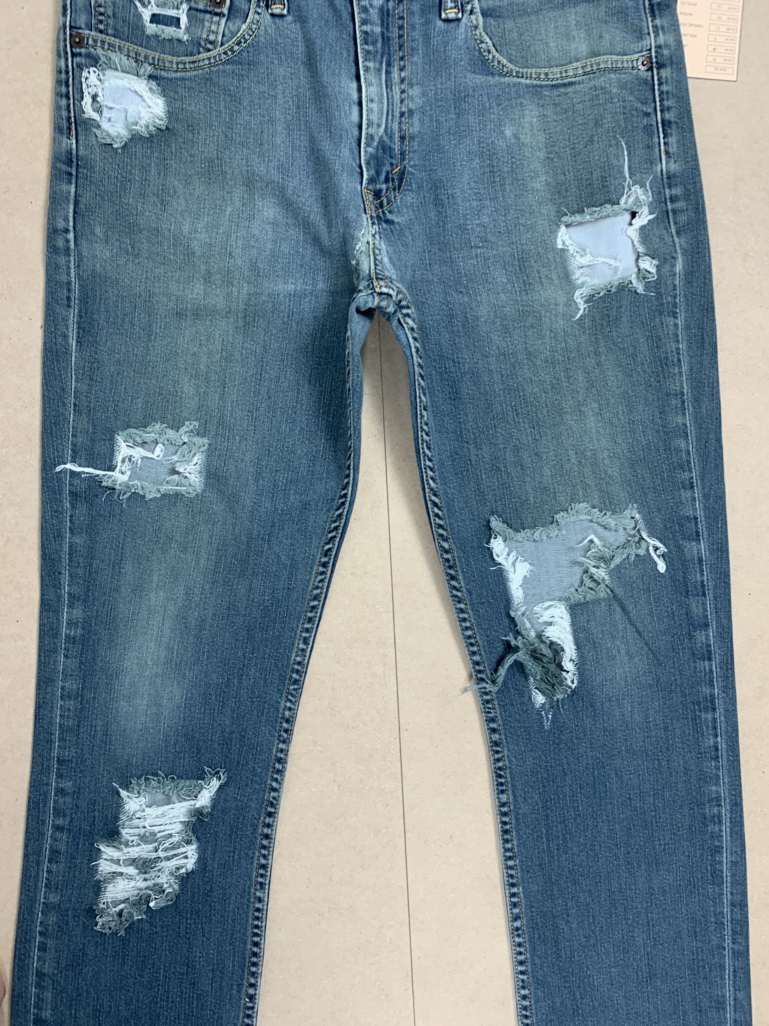 Levi's Vintage LEVI'S 511 Distressed Skinny Faded Jeans P0258 Size US 32 / EU 48 - 3 Thumbnail