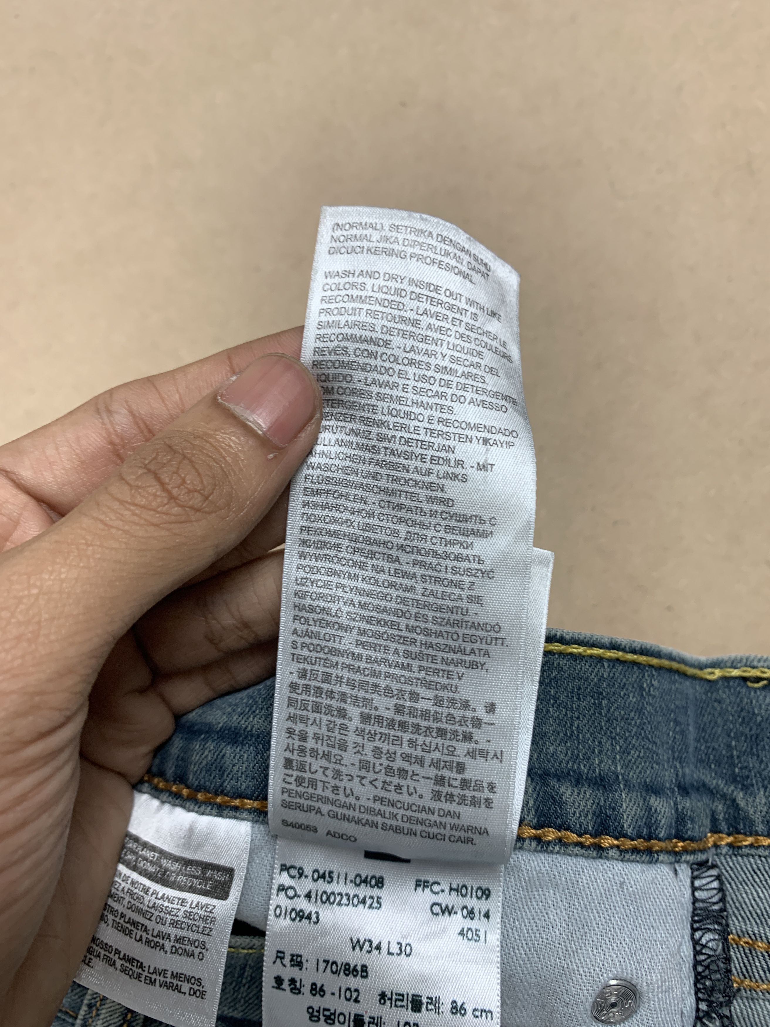 Levi's Vintage LEVI'S 511 Distressed Skinny Faded Jeans P0258 Size US 32 / EU 48 - 19 Thumbnail