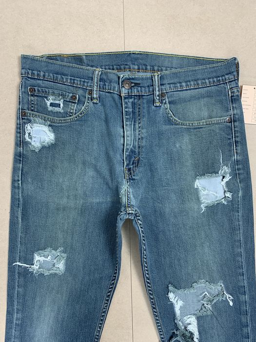 Vintage Vintage LEVI'S 511 Distressed Skinny Faded Jeans | Grailed
