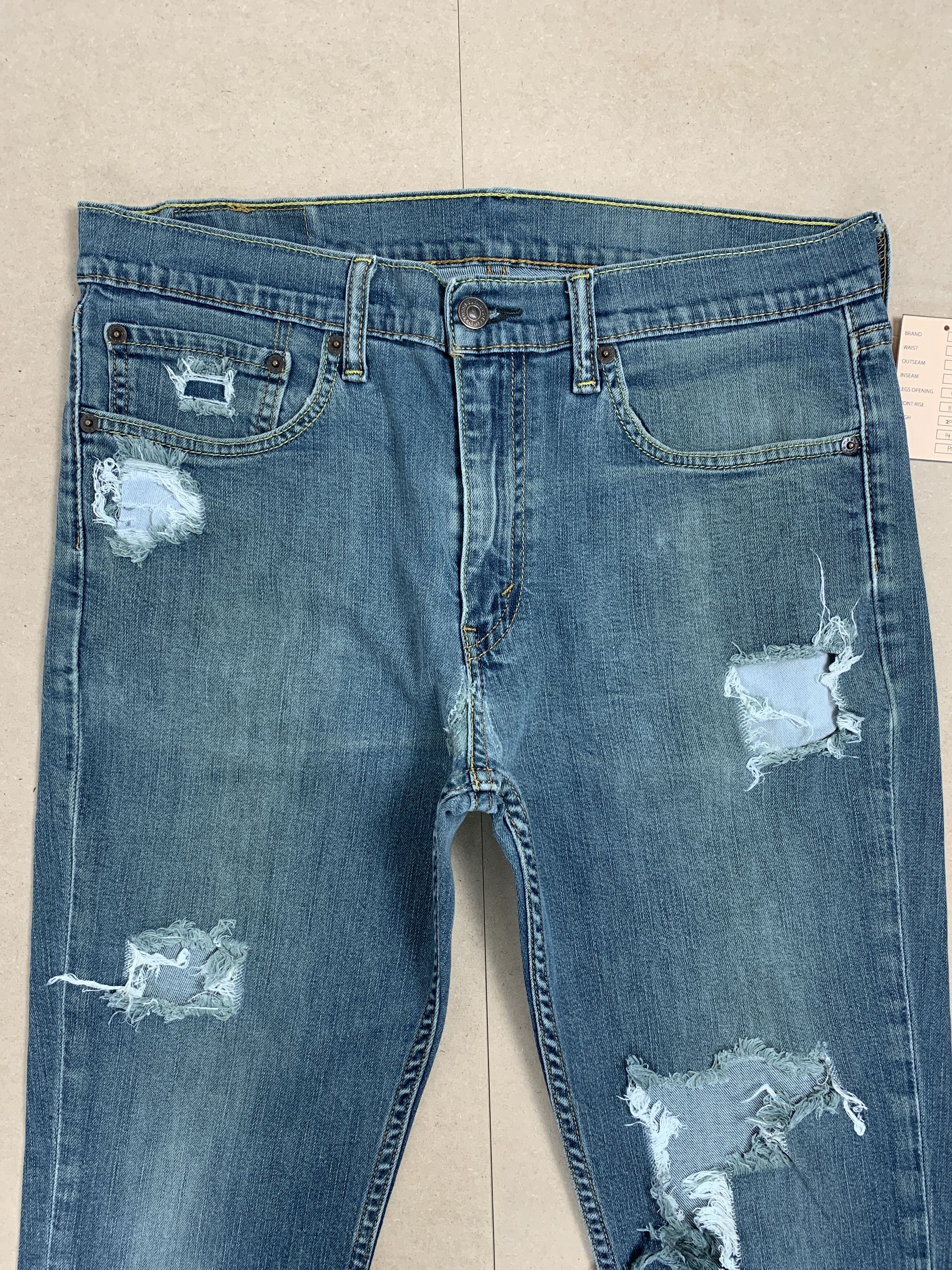 Levi's Vintage LEVI'S 511 Distressed Skinny Faded Jeans P0258 Size US 32 / EU 48 - 2 Thumbnail
