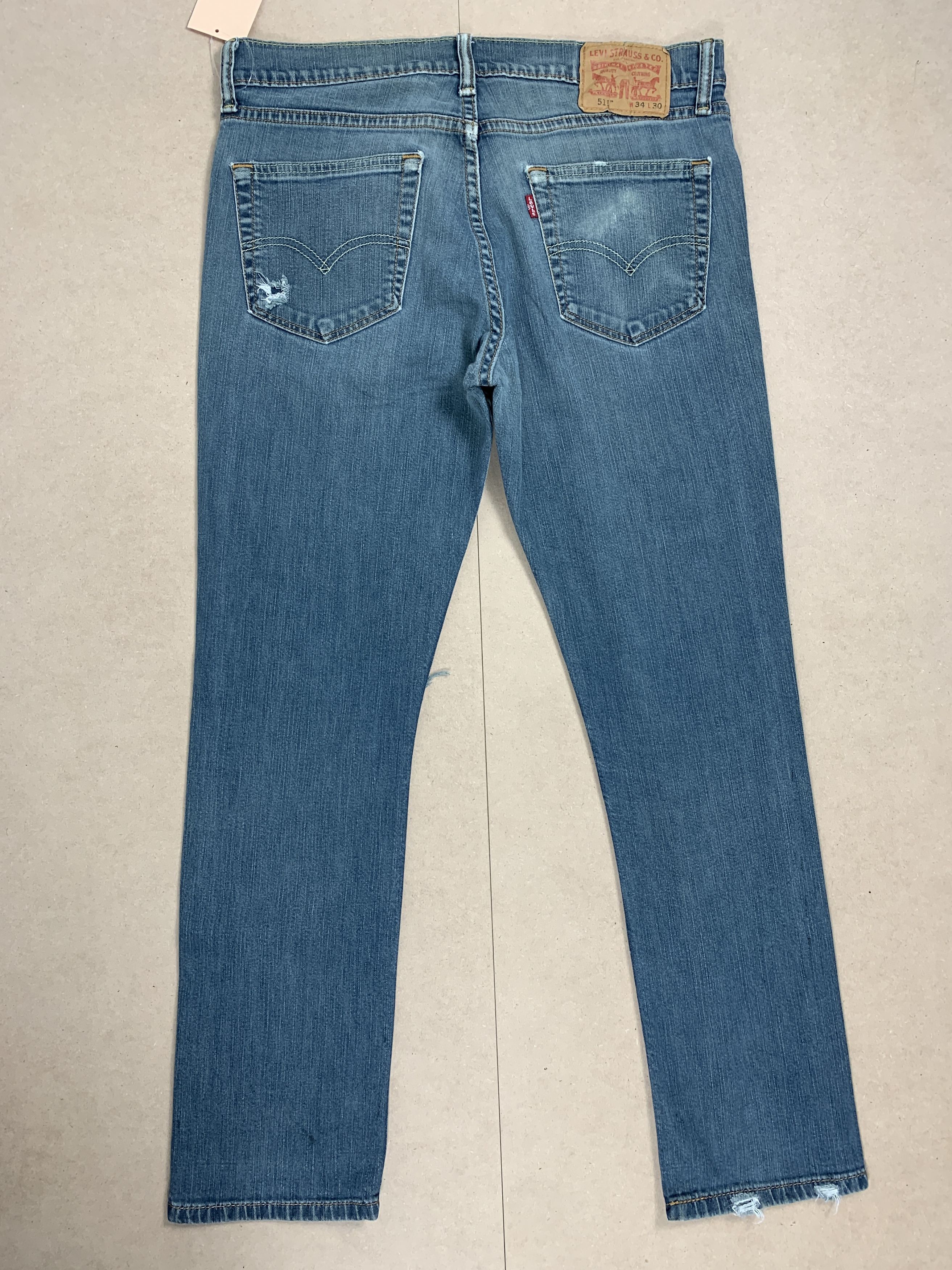 Levi's Vintage LEVI'S 511 Distressed Skinny Faded Jeans P0258 Size US 32 / EU 48 - 9 Thumbnail