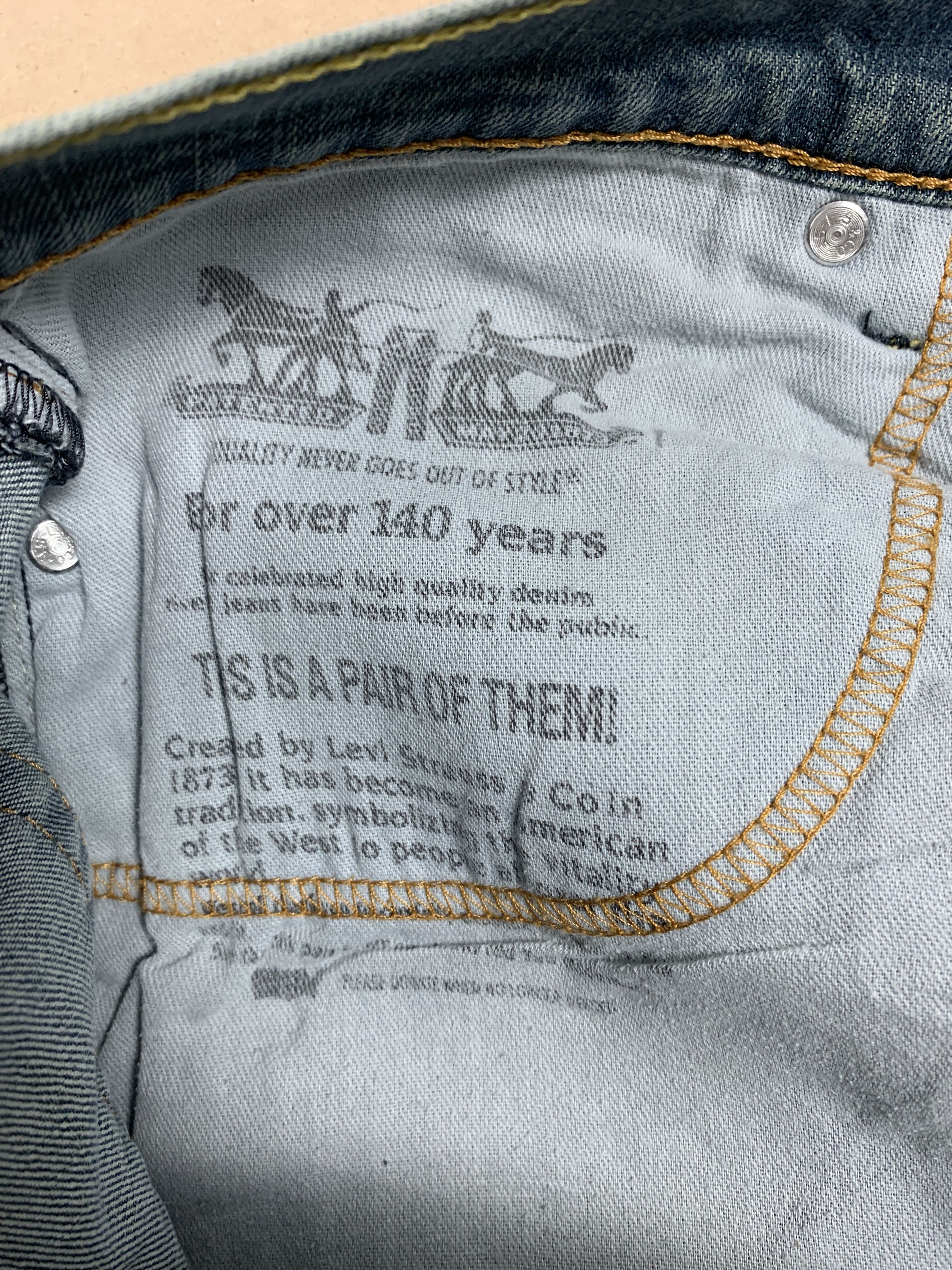 Levi's Vintage LEVI'S 511 Distressed Skinny Faded Jeans P0258 Size US 32 / EU 48 - 14 Thumbnail