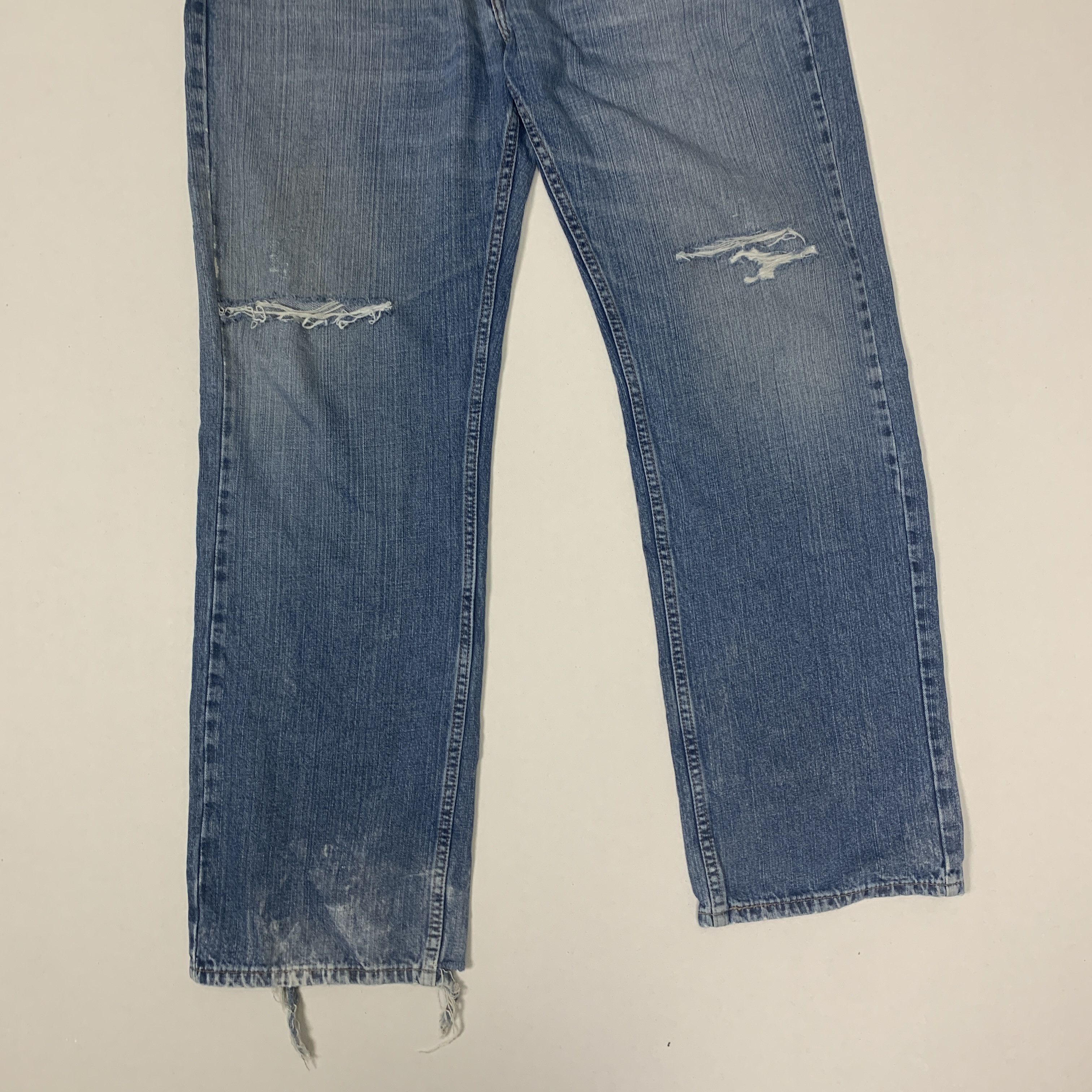 Levi's × Vintage Vintage LEVI'S 559 Distressed Faded Mid Wash Jeans Size US 40 / EU 56 - 6 Thumbnail
