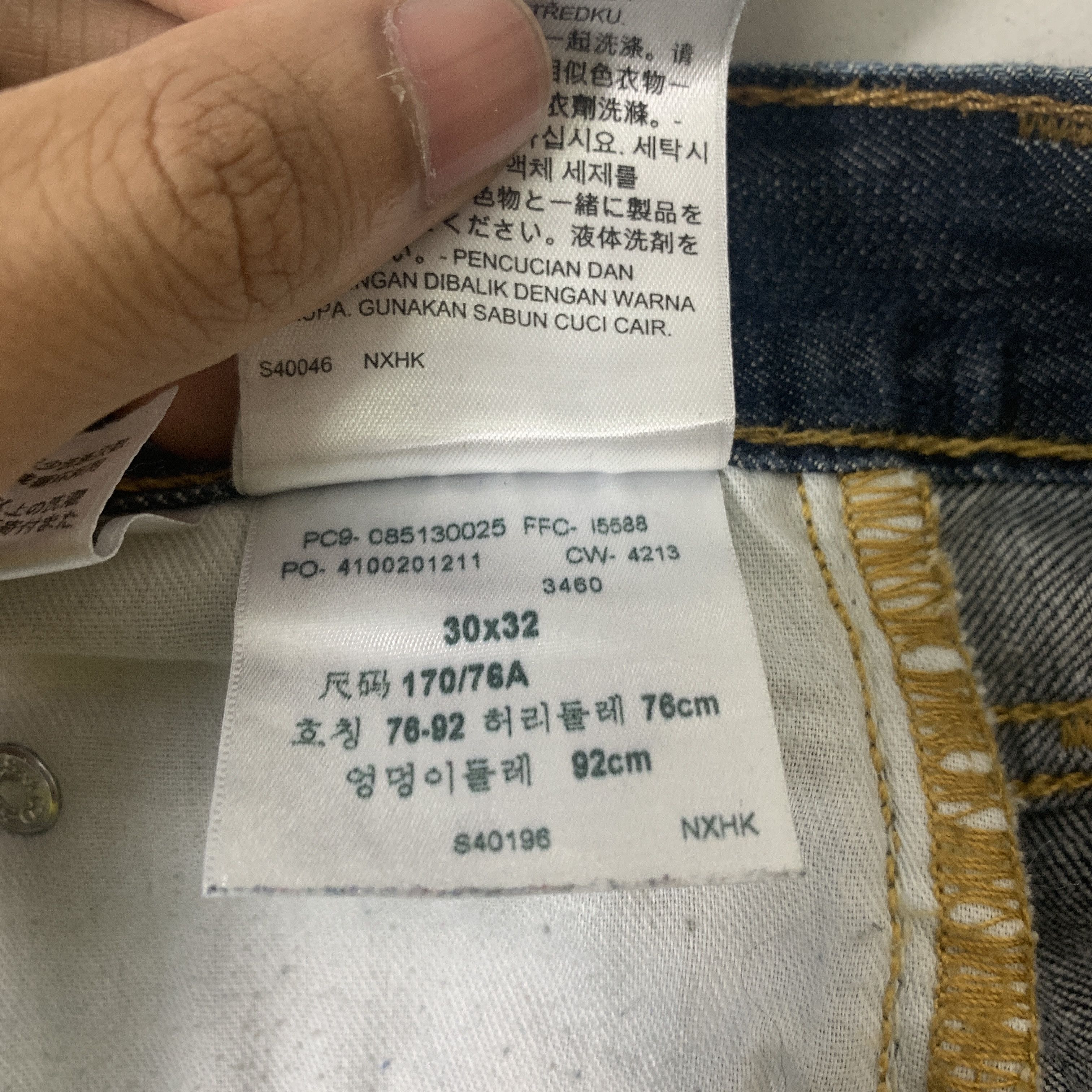 Levi's × Vintage Vintage Levis 513 Blue Denim Jeans Size US 30 / EU 46 - 14 Thumbnail