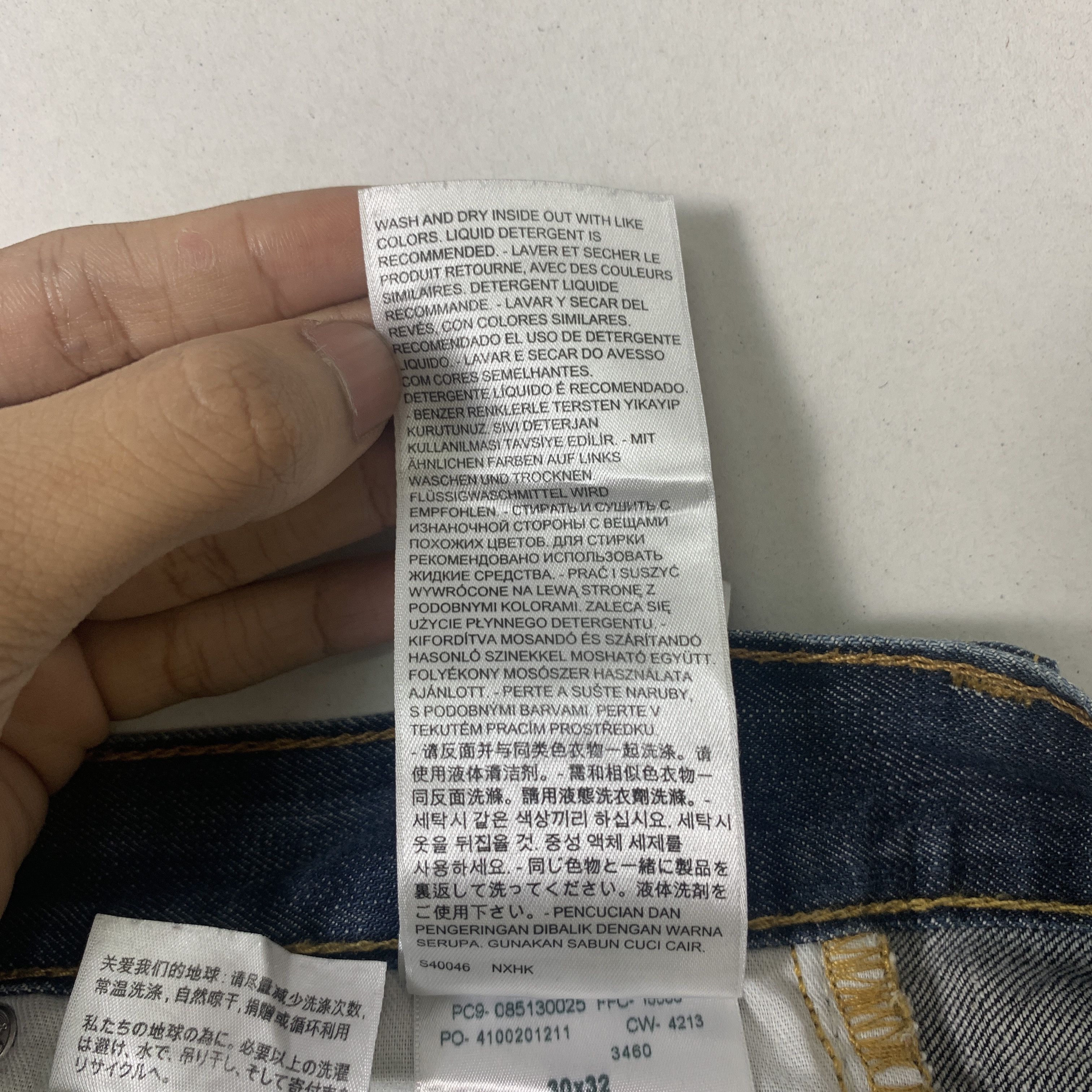 Levi's × Vintage Vintage Levis 513 Blue Denim Jeans Size US 30 / EU 46 - 13 Thumbnail