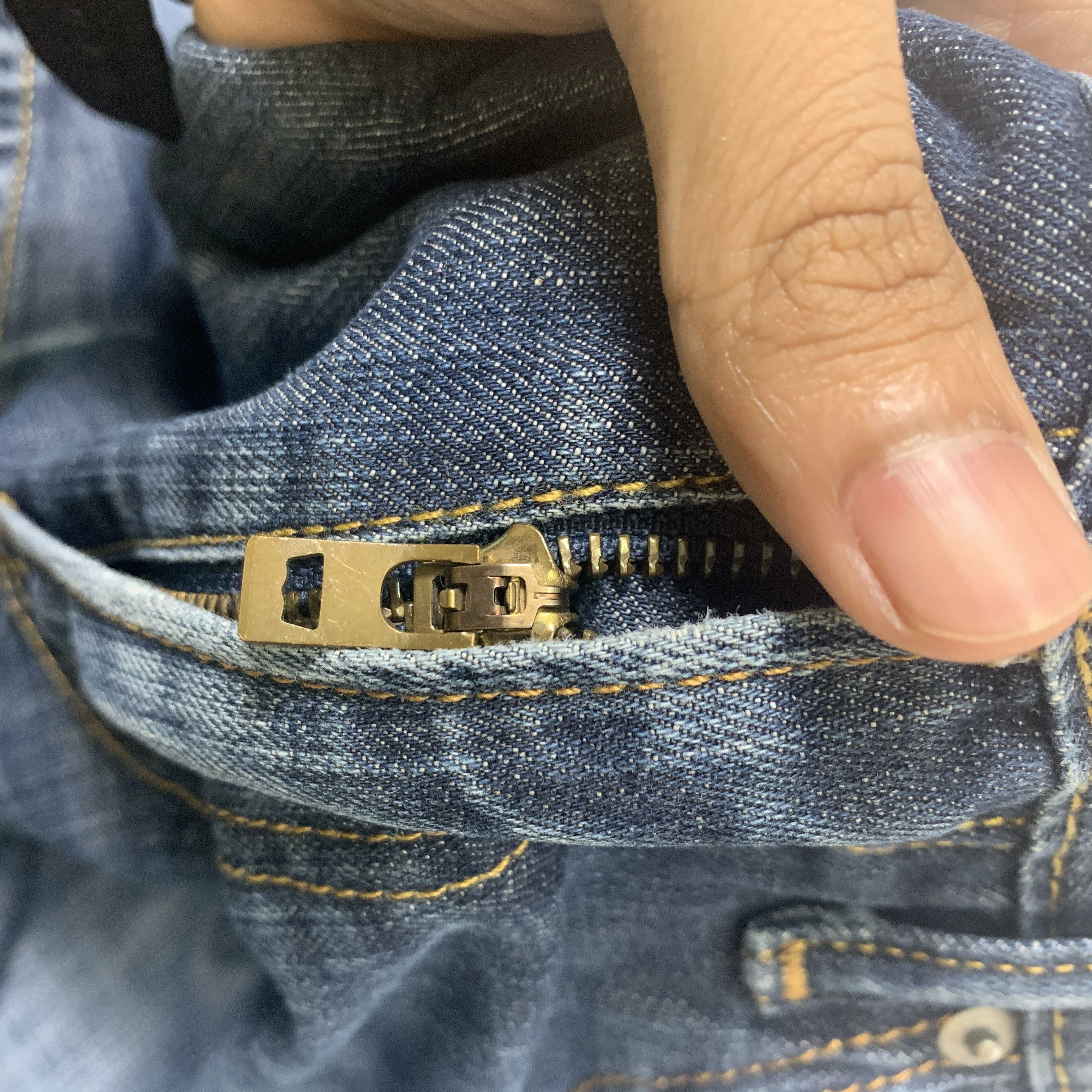 Levi's × Vintage Vintage Levis 513 Blue Denim Jeans Size US 30 / EU 46 - 8 Thumbnail