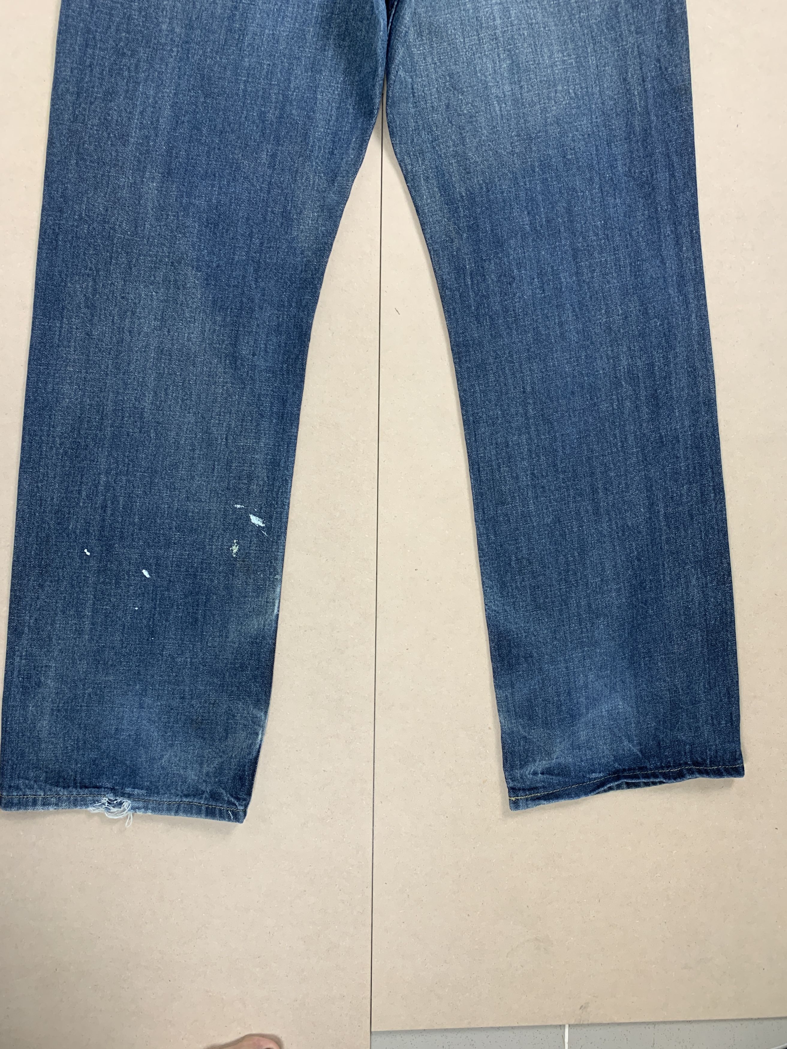 Levi's Vintage Levis 559 Straight Cut Distressed Blue Jeans Size US 38 / EU 54 - 7 Thumbnail