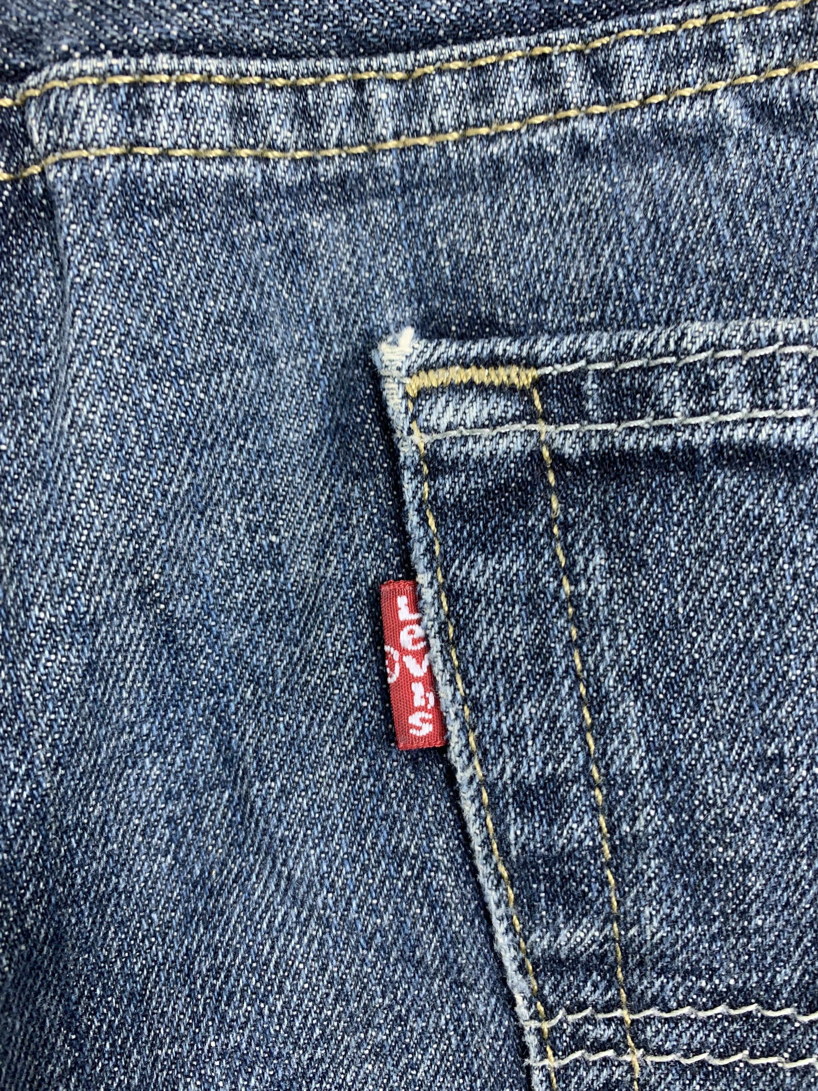 Levi's Vintage Levis 559 Straight Cut Distressed Blue Jeans Size US 38 / EU 54 - 11 Thumbnail