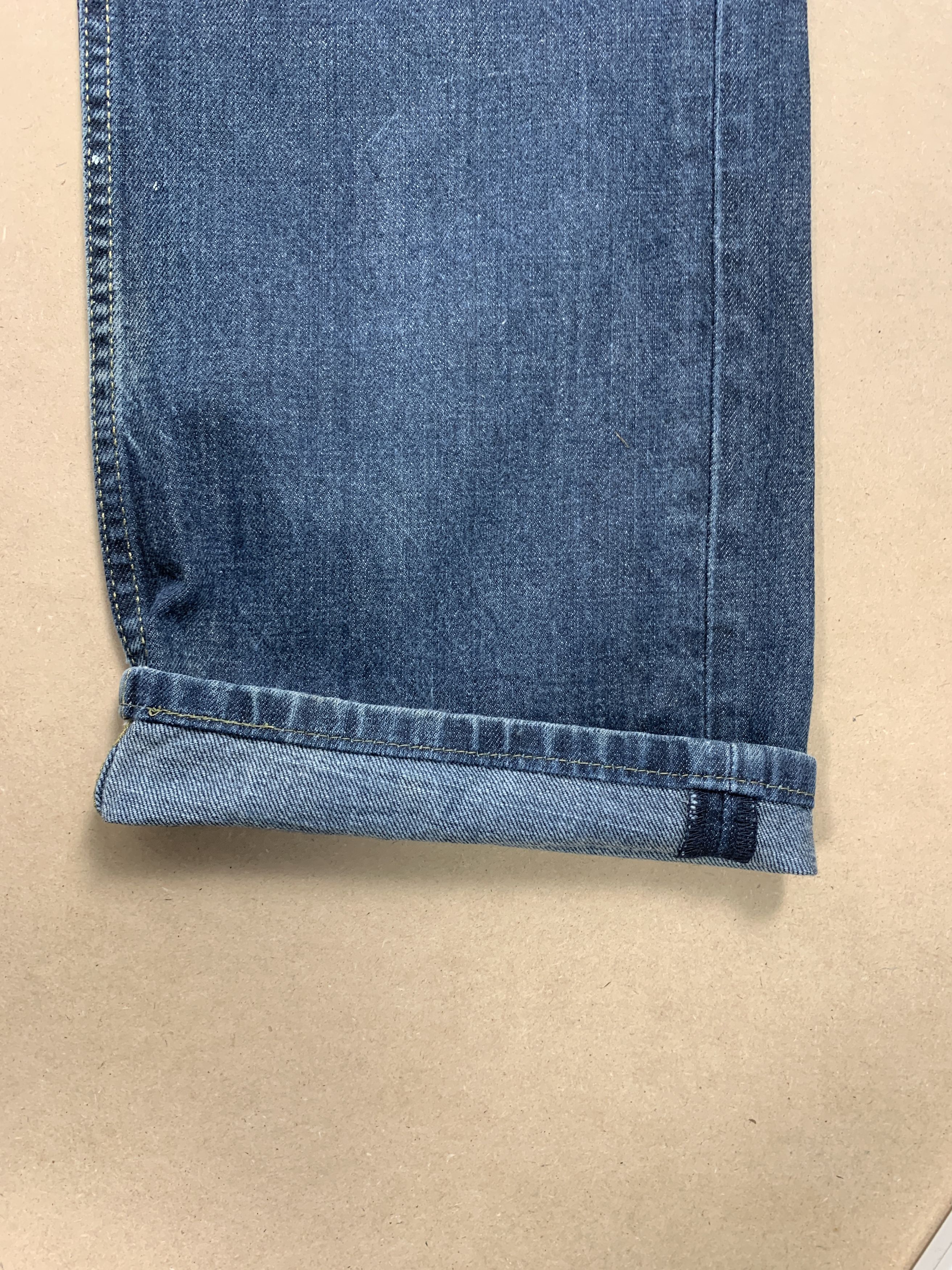 Levi's Vintage Levis 559 Straight Cut Distressed Blue Jeans Size US 38 / EU 54 - 4 Thumbnail