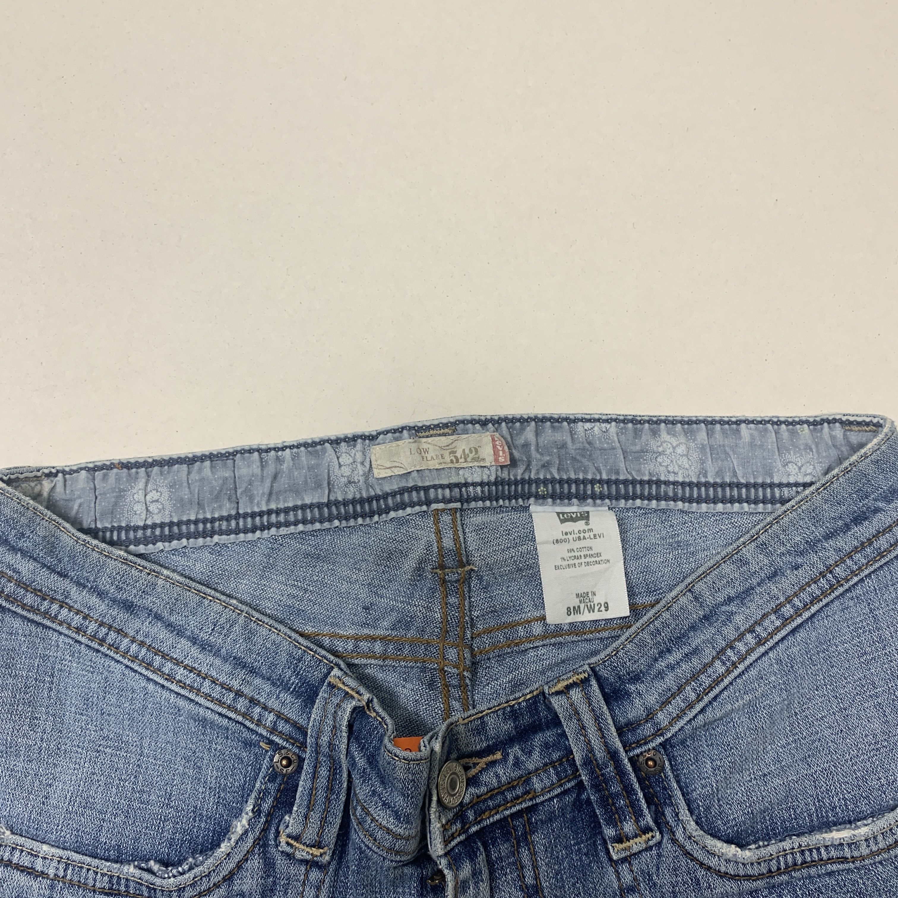 Levi's Vintage Levis 542 Flare Bootscut Denim Jeans P0032 Size 32" / US 10 / IT 46 - 4 Thumbnail