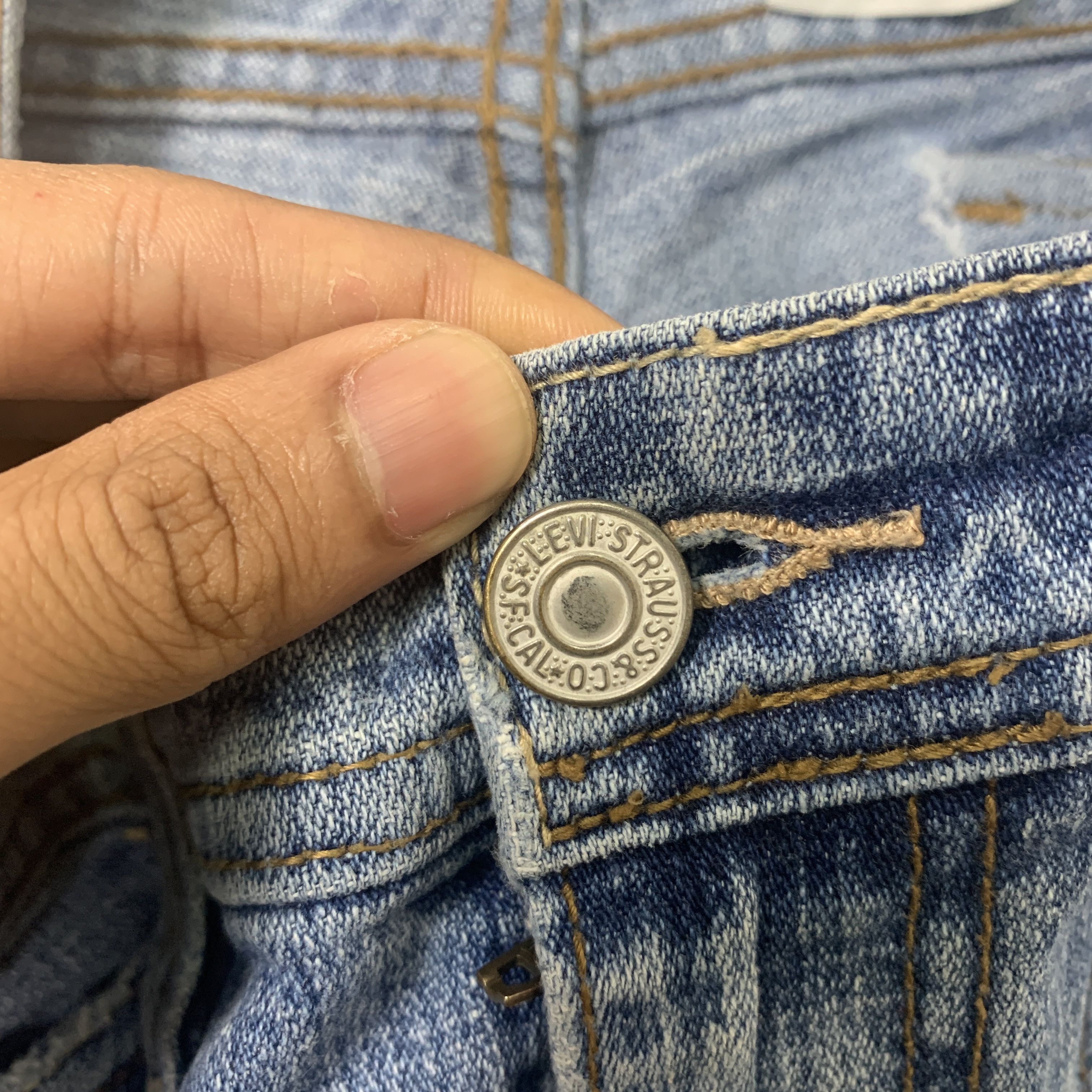 Levi's Vintage Levis 542 Flare Bootscut Denim Jeans P0032 Size 32" / US 10 / IT 46 - 7 Thumbnail