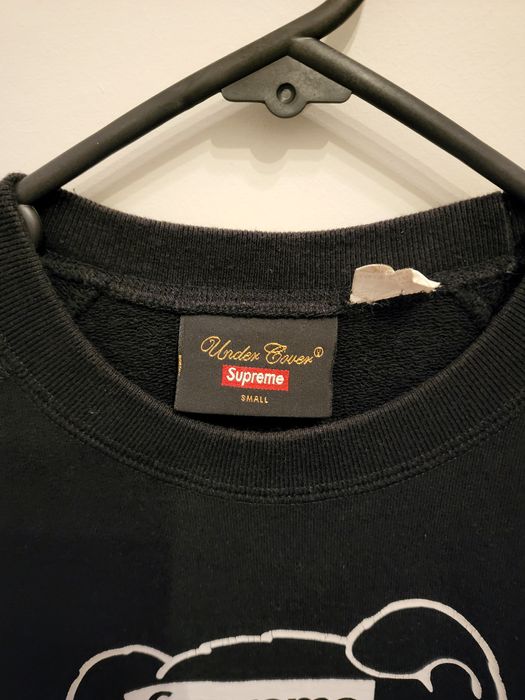 Supreme Supreme x Undercover Teddy Bear black crewneck | Grailed