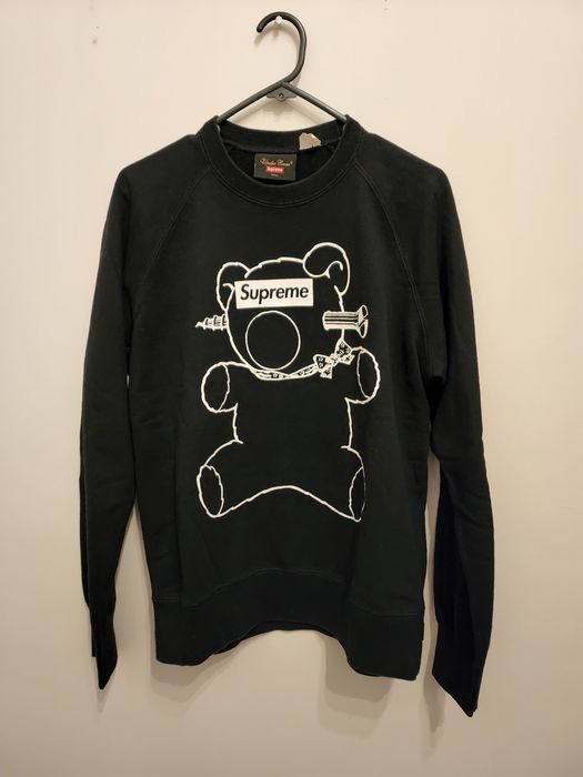 Supreme Supreme x Undercover Teddy Bear black crewneck | Grailed