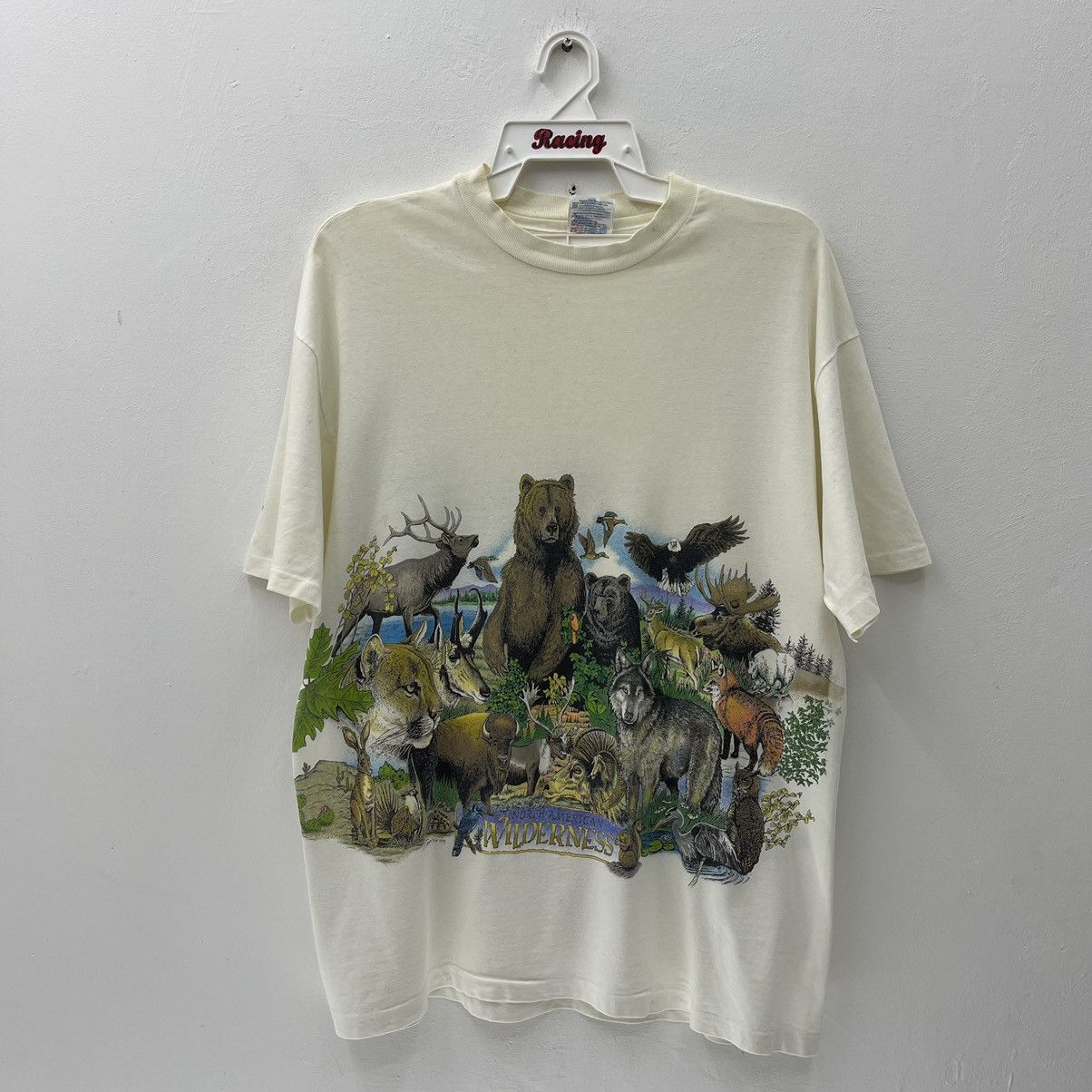 Animals T-Shirt Vintage 90s North American Wilderness