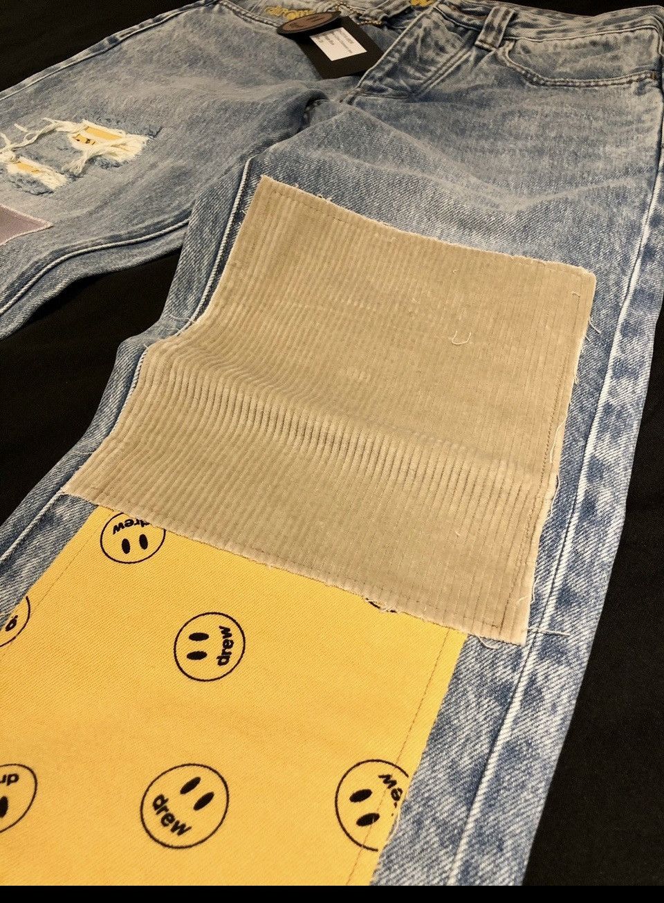 Drew House Drew X Drew Distressed Jeans!! Size US 26 / EU 42 - 7 Thumbnail