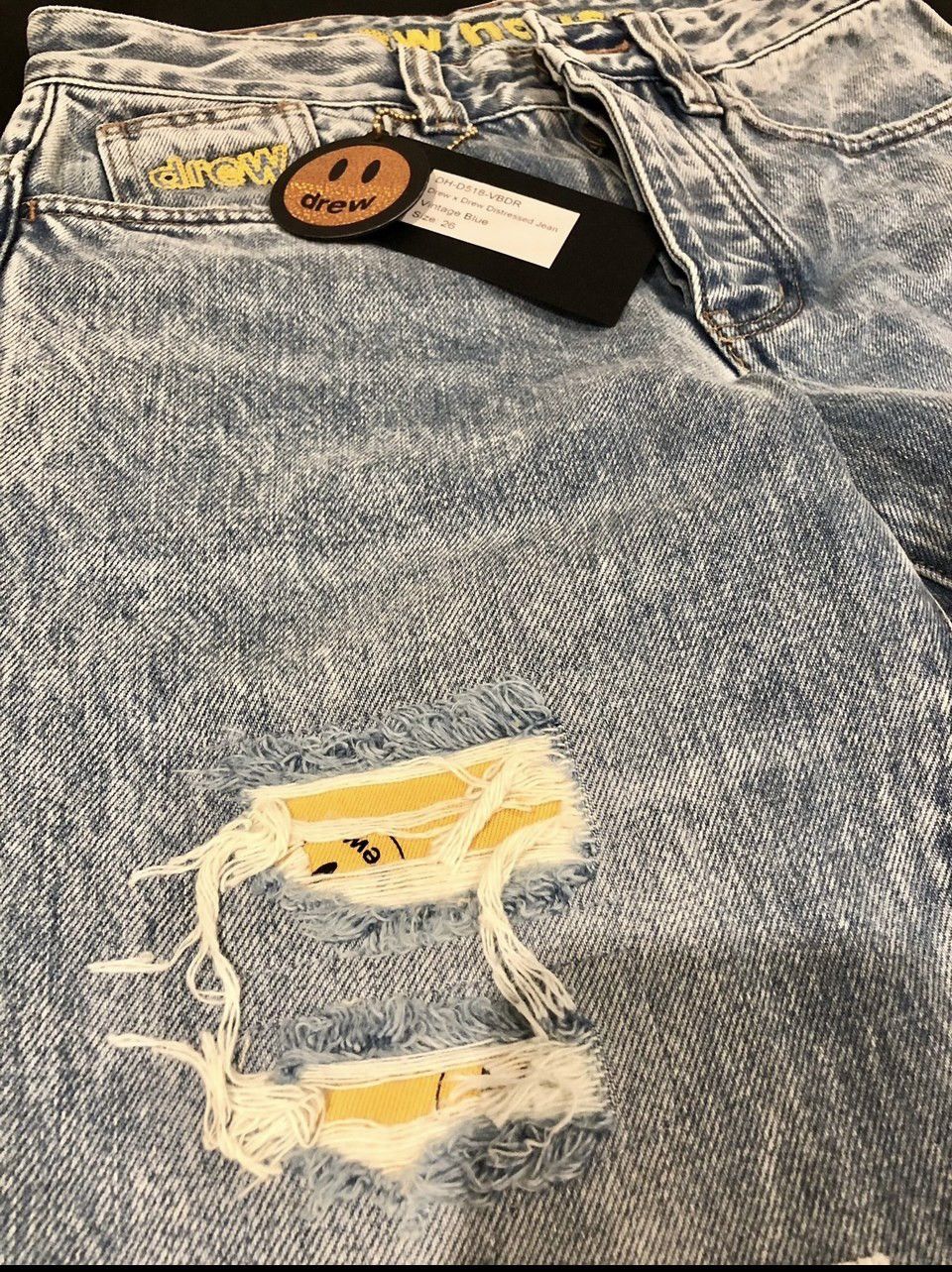 Drew House Drew X Drew Distressed Jeans!! Size US 26 / EU 42 - 11 Thumbnail