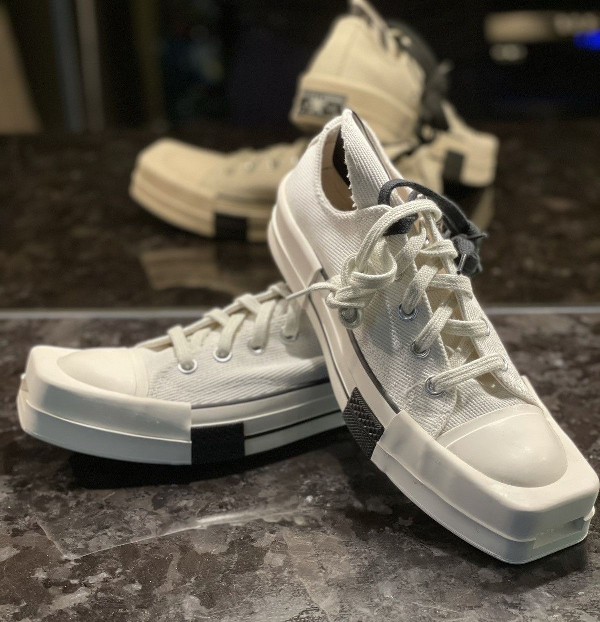 Rick Owens Converse X Rick Owens Turbo Dark Shadow👤Chuck Low Top 70’s ...