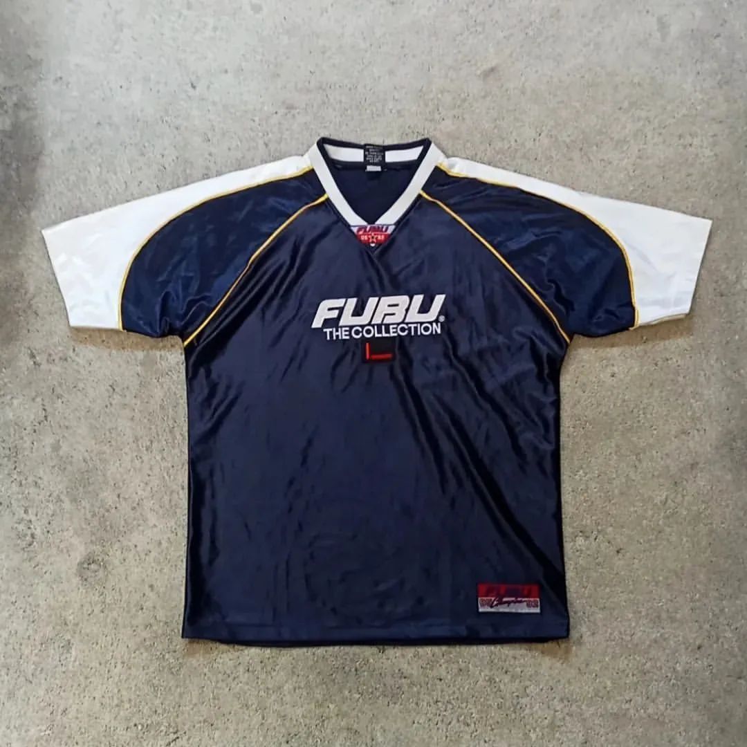 Rare Vintage Fubu 05 1992 Athletics Jersey Size L Mens