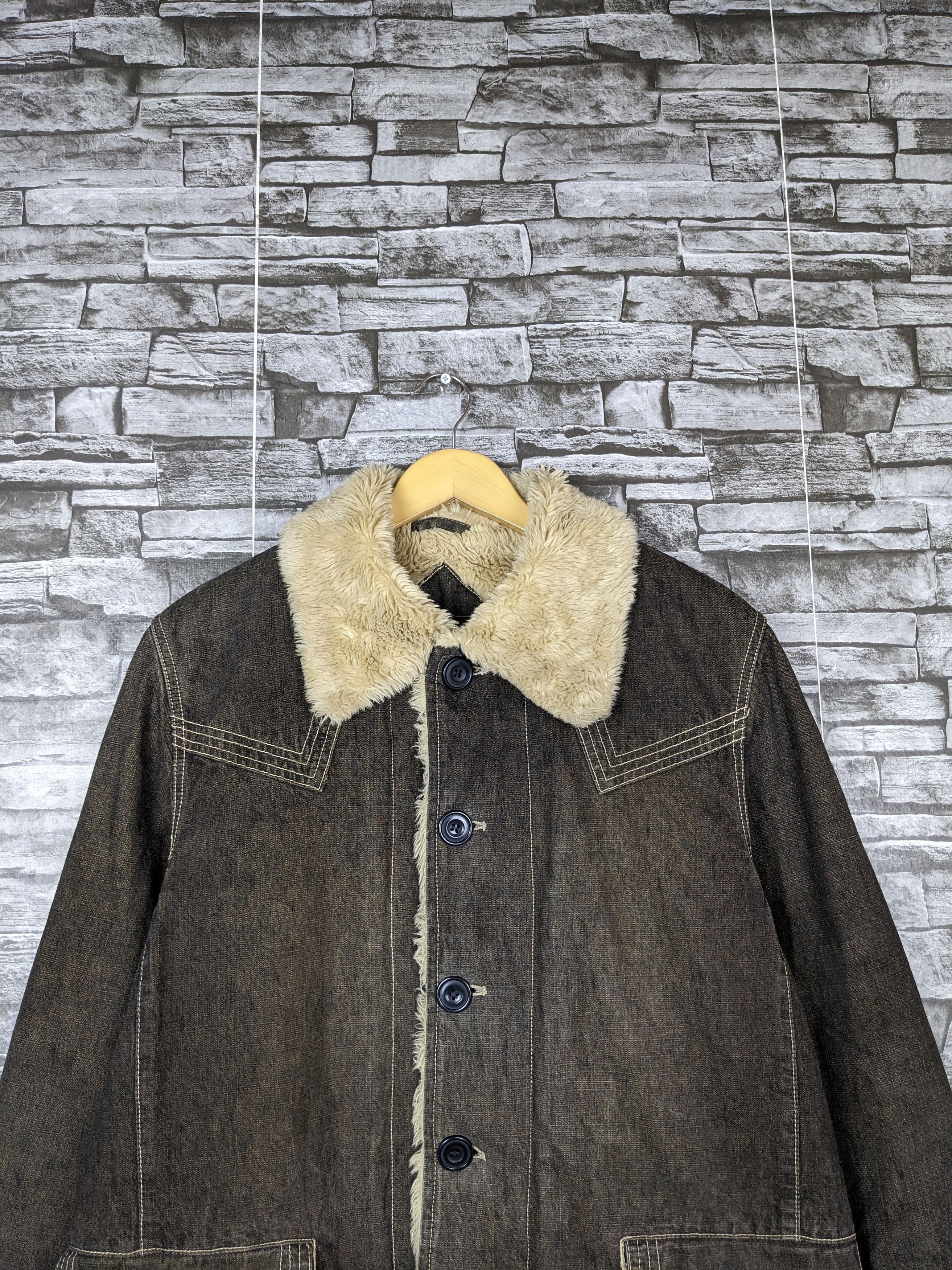 Japanese Brand Vintage Allix Design Parka Heavy Jacket Button Fur Winter Size US L / EU 52-54 / 3 - 2 Thumbnail