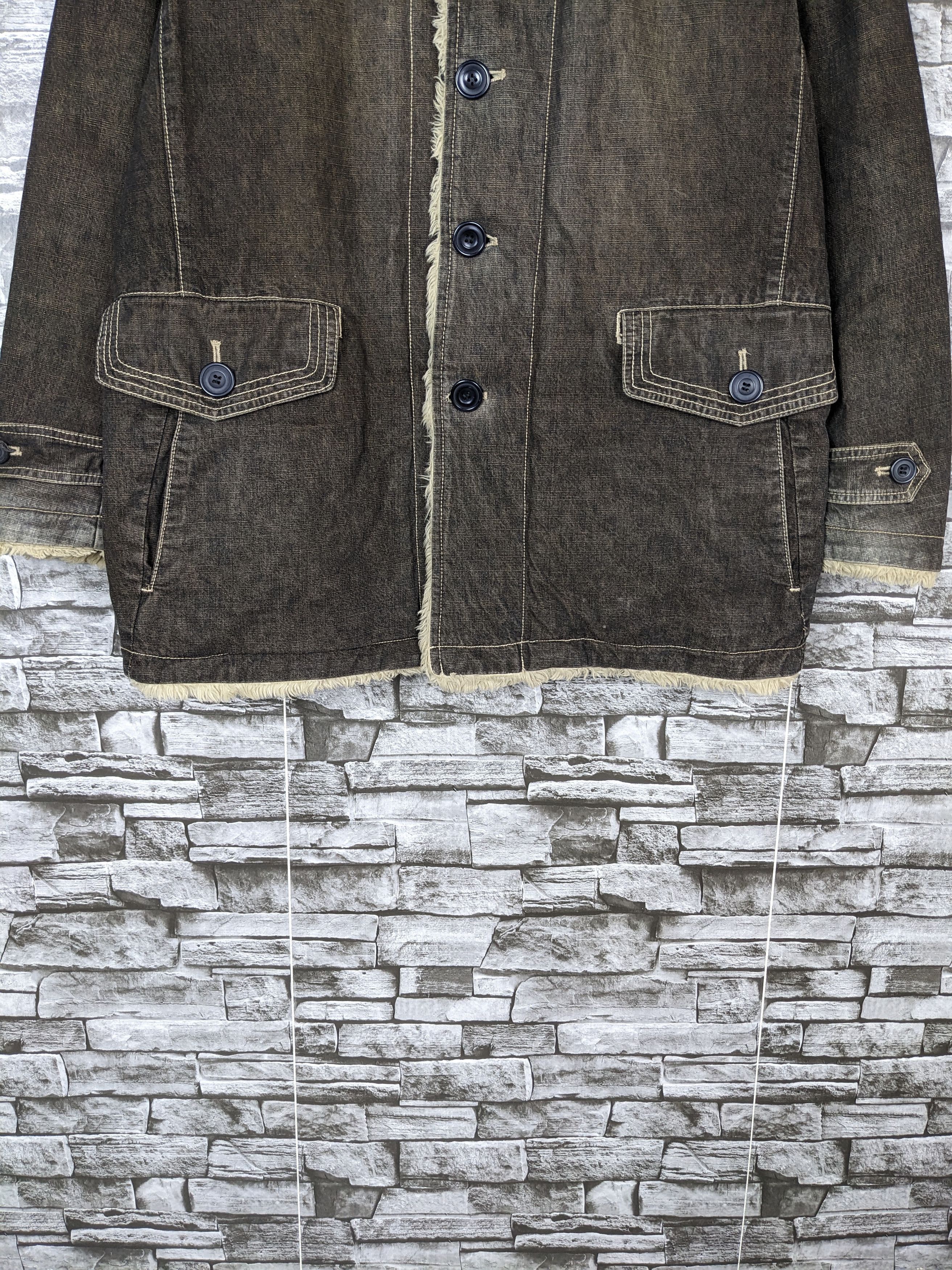 Japanese Brand Vintage Allix Design Parka Heavy Jacket Button Fur Winter Size US L / EU 52-54 / 3 - 3 Thumbnail
