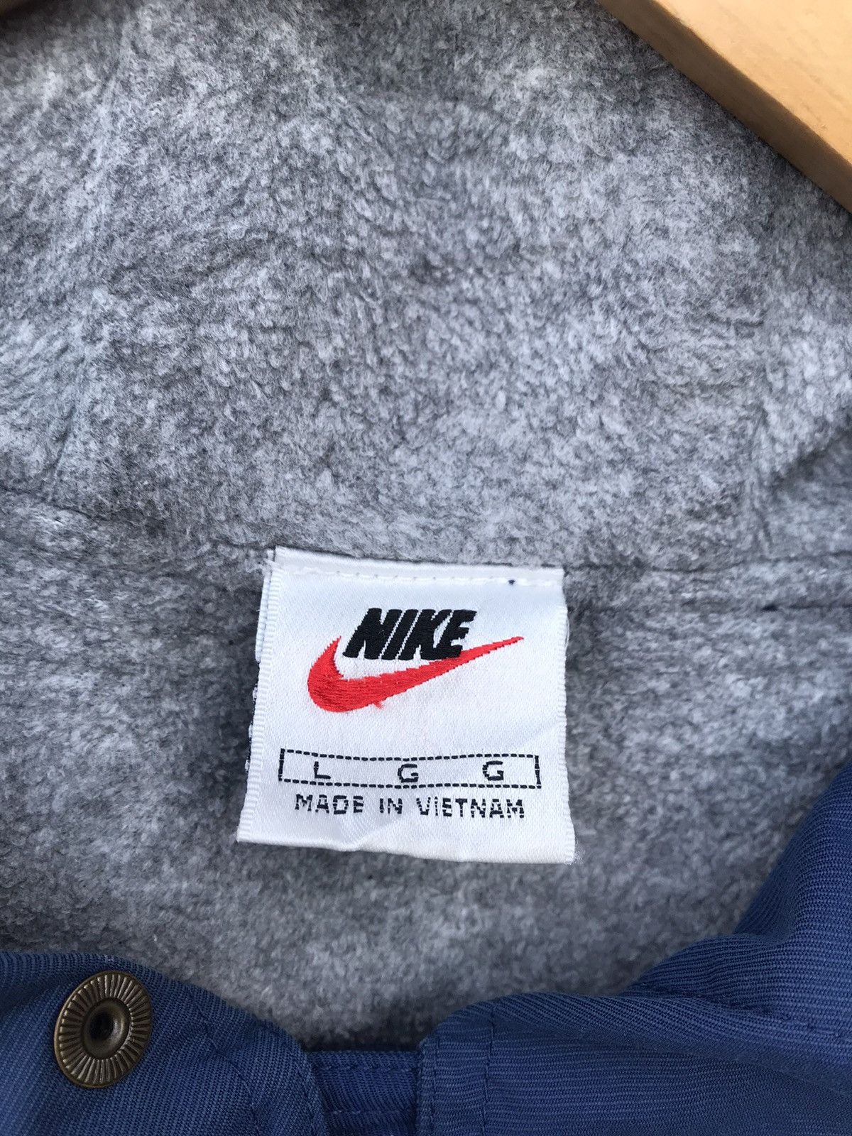 Vintage Vintage 90s Nike Swoosh Logo Hoodie Sun Faded Jacket Size US XL / EU 56 / 4 - 2 Thumbnail