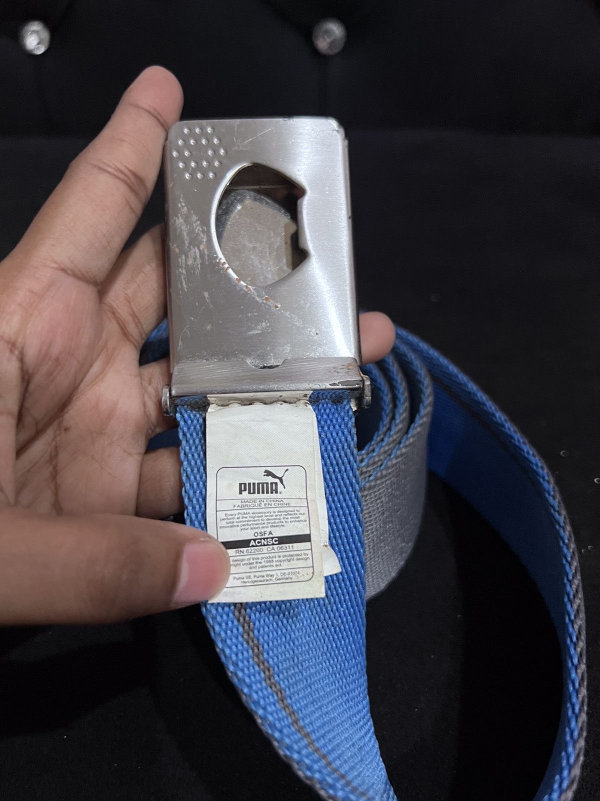 Puma Golf Canvas Buckle Belt