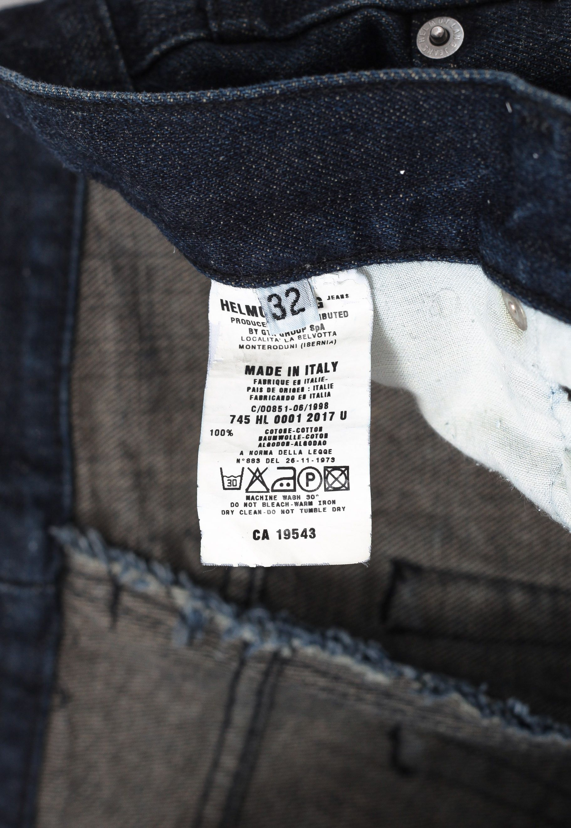Helmut Lang × Vintage Vintage HELMUT LANG Jeans Denim Y2K A8644 Size US 32 / EU 48 - 11 Thumbnail