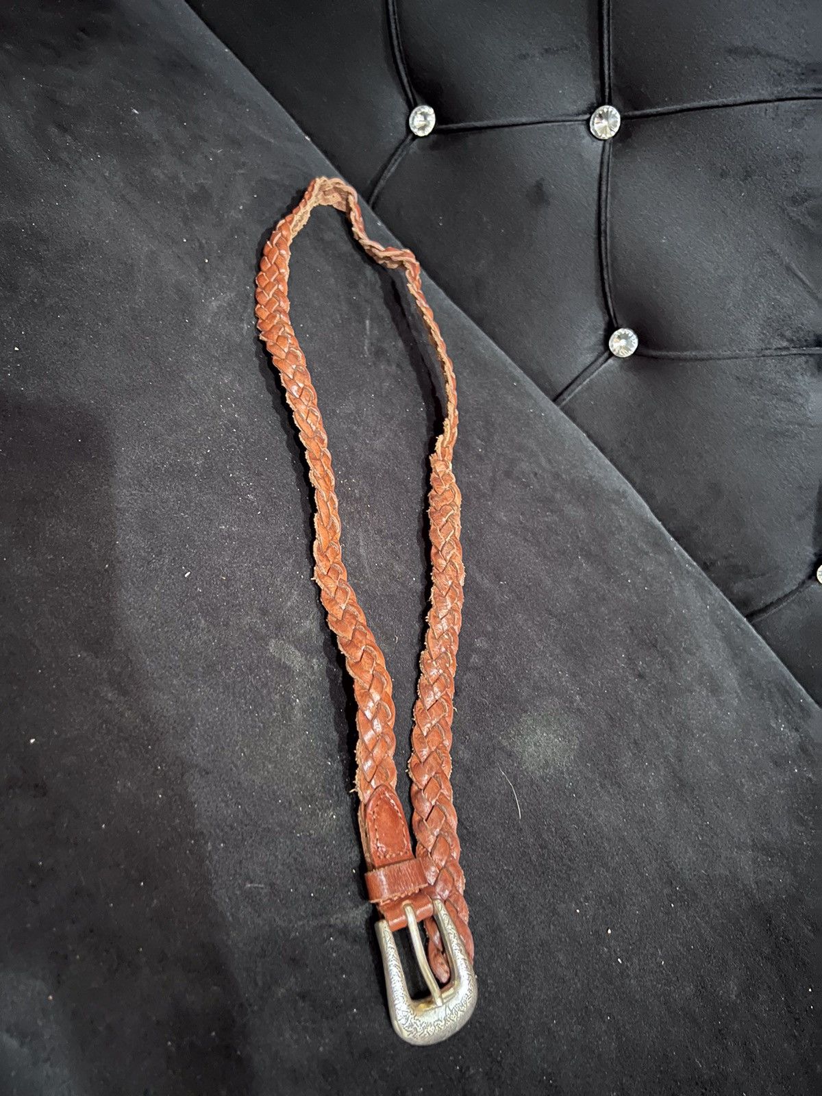 Leather Unbrand Leather Buckle Belt Size ONE SIZE - 6 Thumbnail