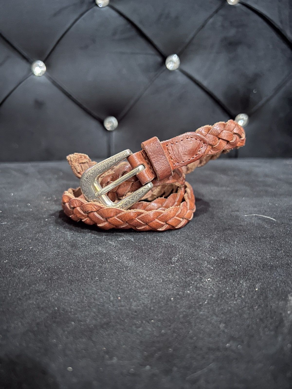 Leather Unbrand Leather Buckle Belt Size ONE SIZE - 3 Thumbnail