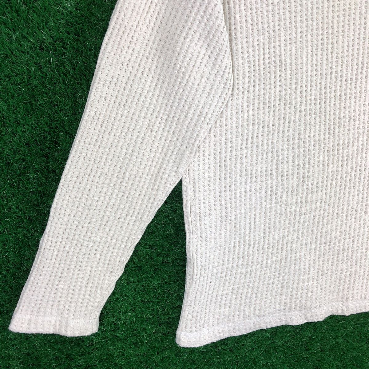 Japanese Brand Vintage Inter State Blue Label Long Sleeve Knit Tee Size US M / EU 48-50 / 2 - 6 Thumbnail