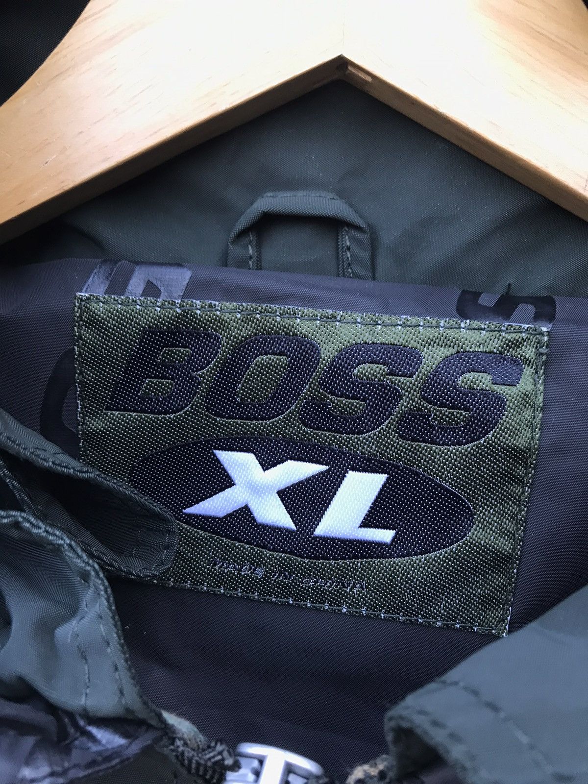 Hugo Boss Boss Overprinted Anorak Colourblock Hoodie Jacket Size US XL / EU 56 / 4 - 2 Thumbnail